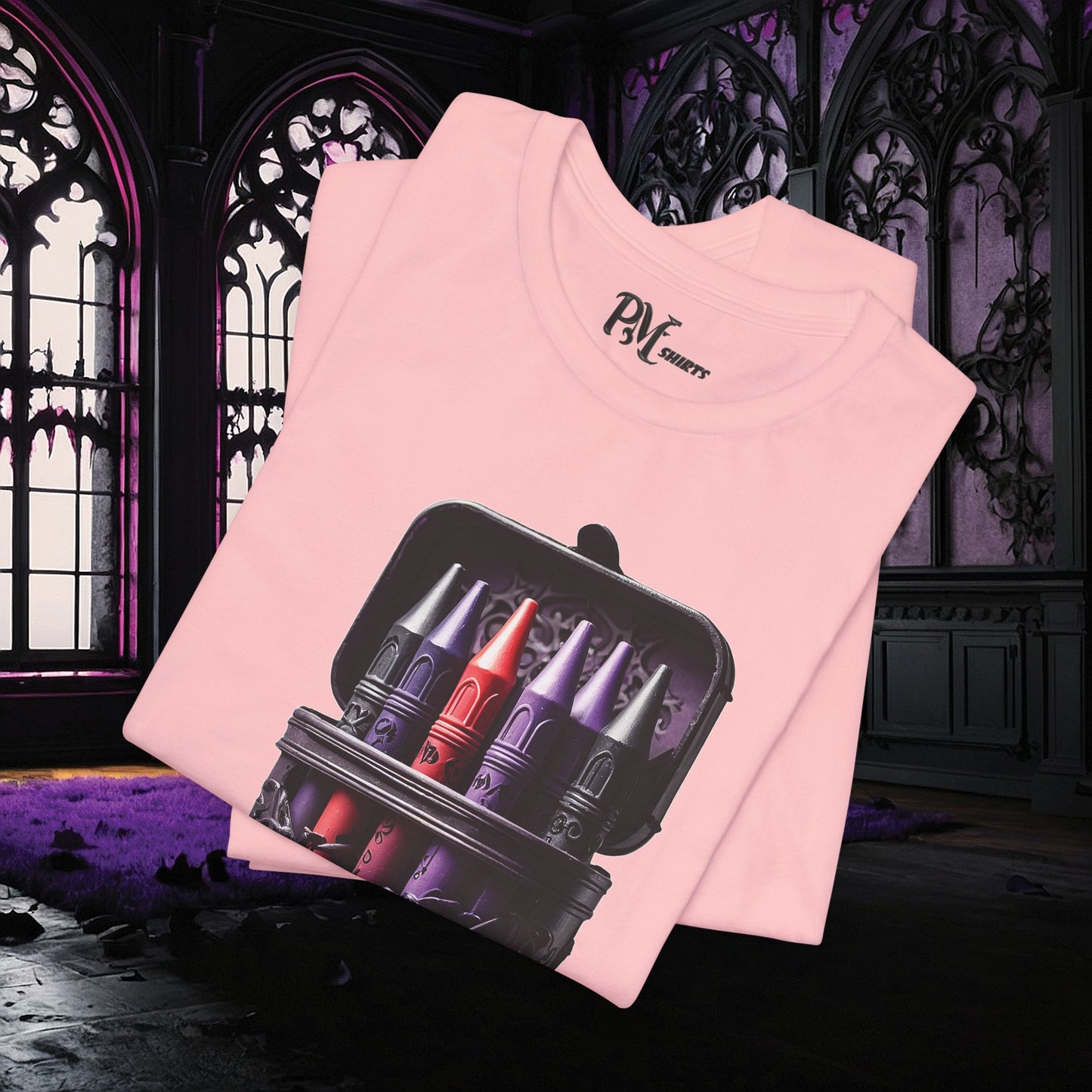 Goth Coloring Tee (Bella Canvas 3001)