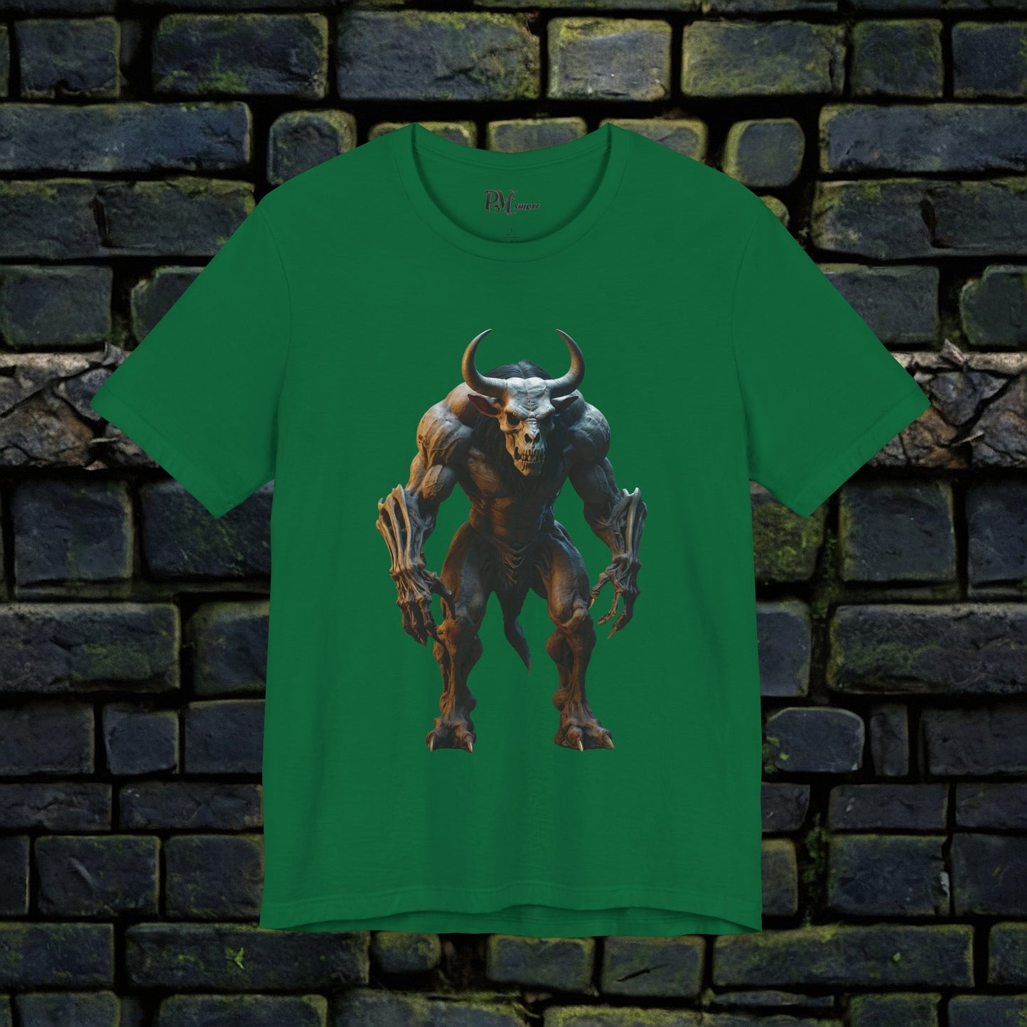 Bone Minotaur Tee (Bella Canvas 3001)