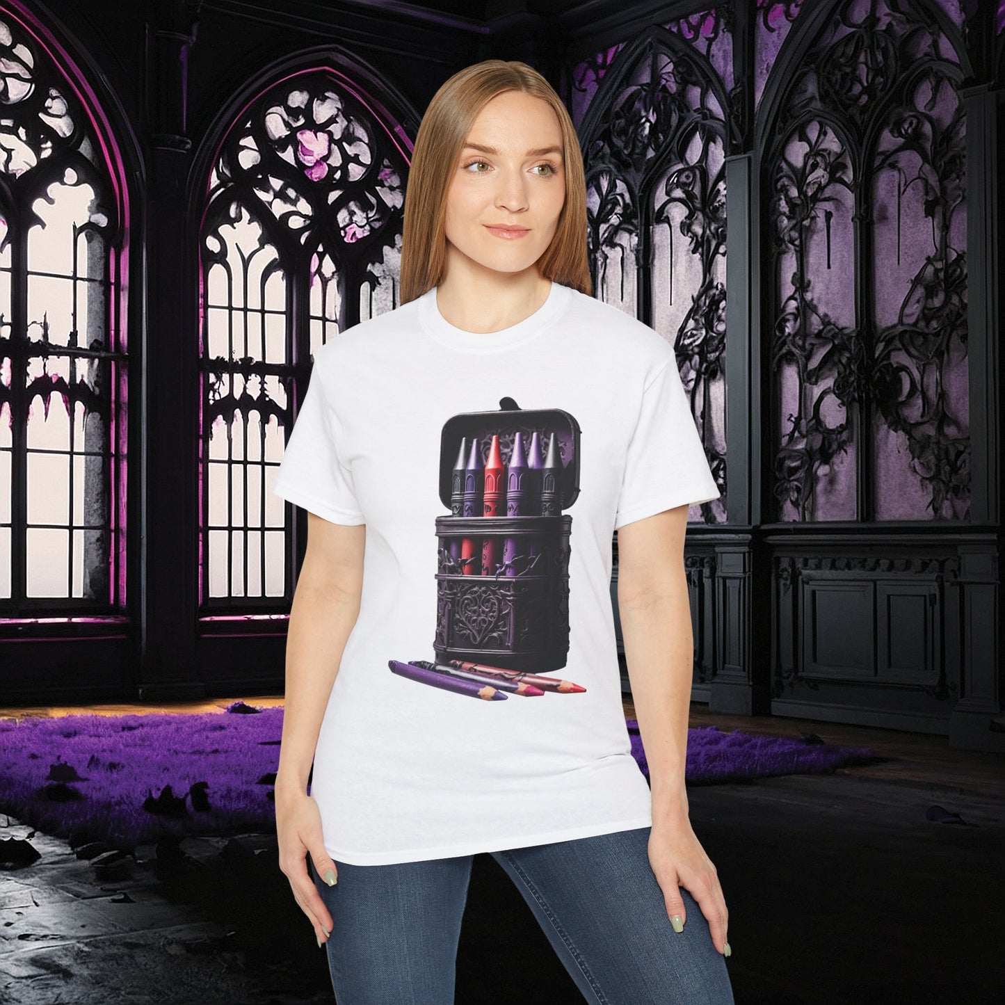 Goth Coloring Tee (Gildan 2000)