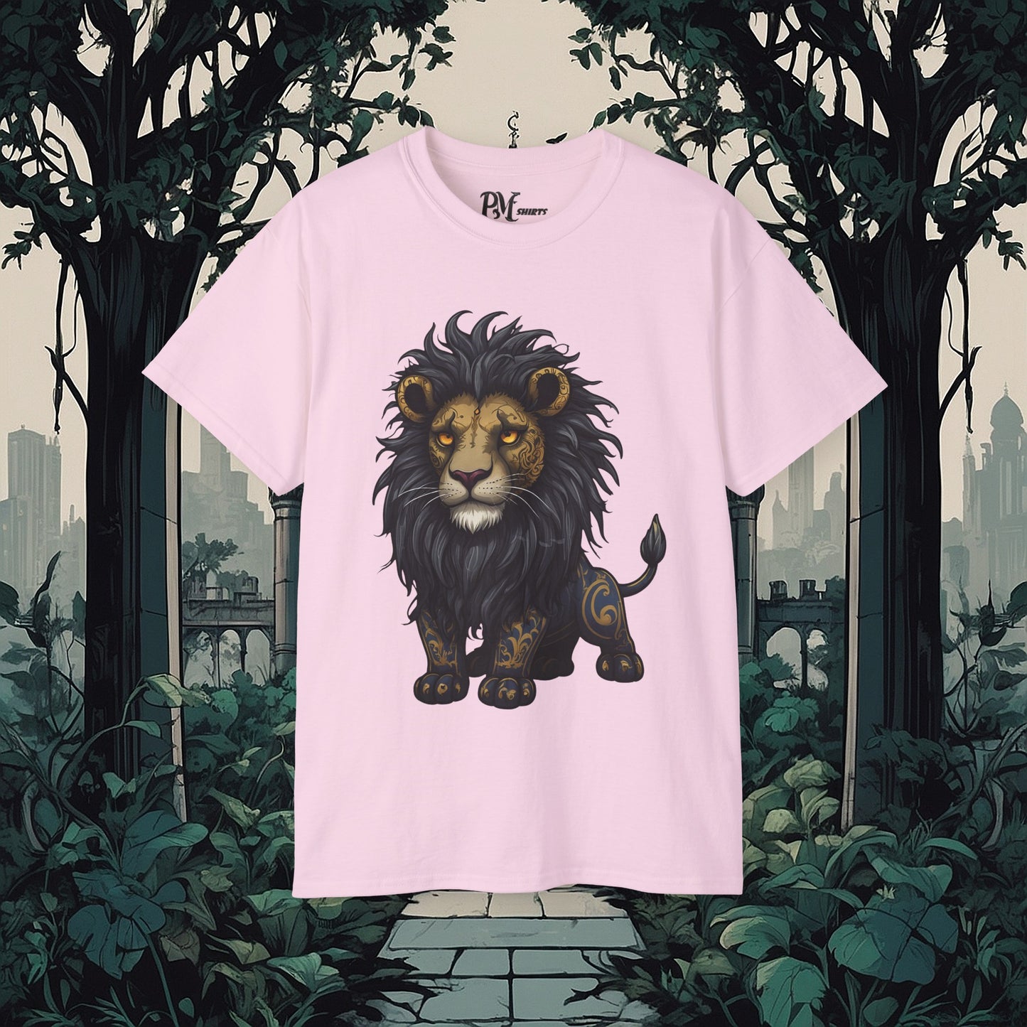 Lion Tribal Tee (Gildan 2000)