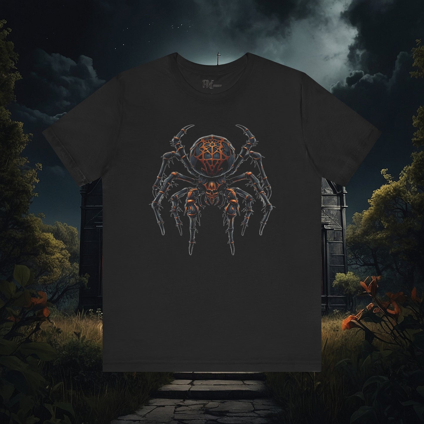 Skull Spider Tee (Bella Canvas 3001)