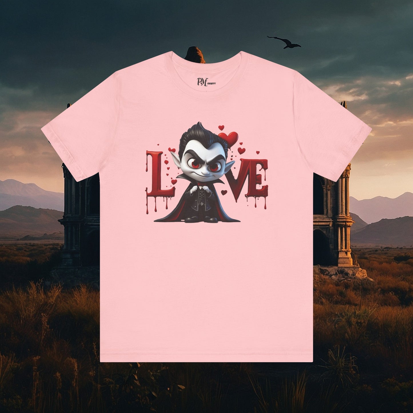 Vampire Bleeding Love Tee (Bella Canvas 3001)