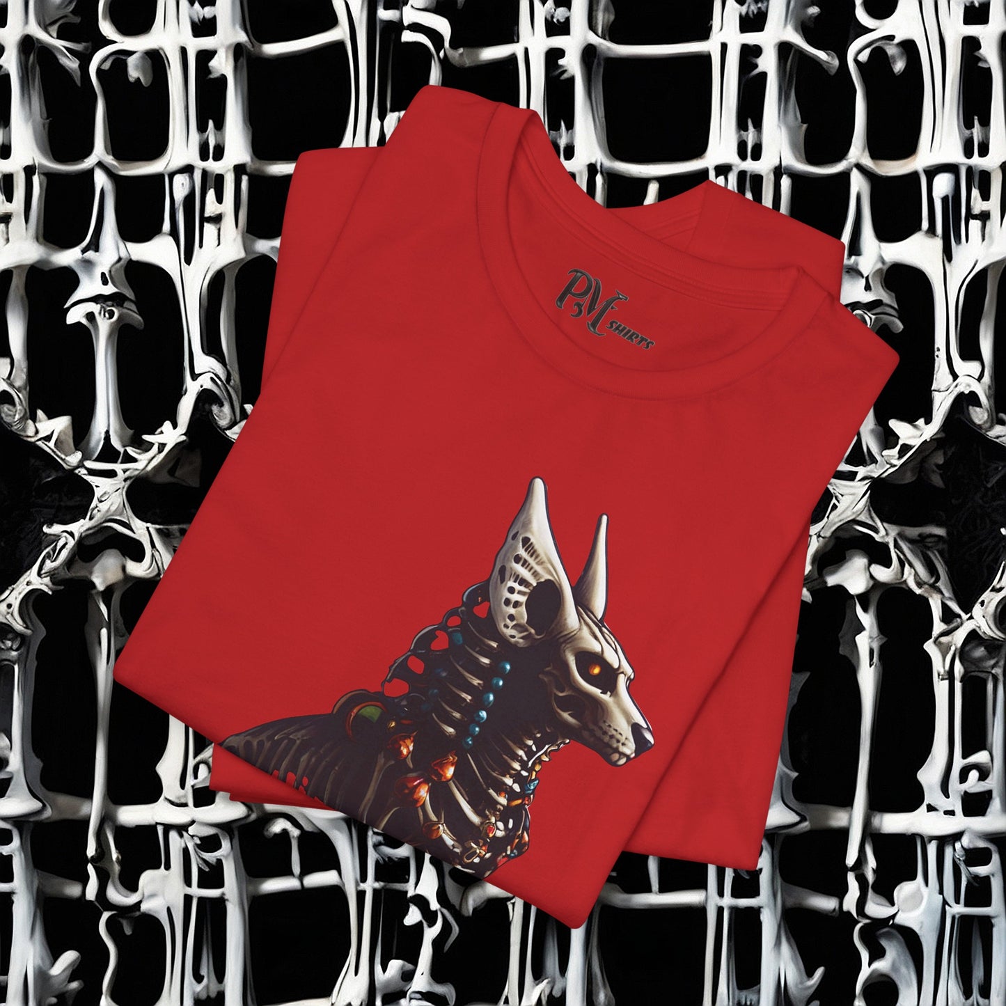 Egyptian Bone Dog Tee (Bella Canvas 3001)