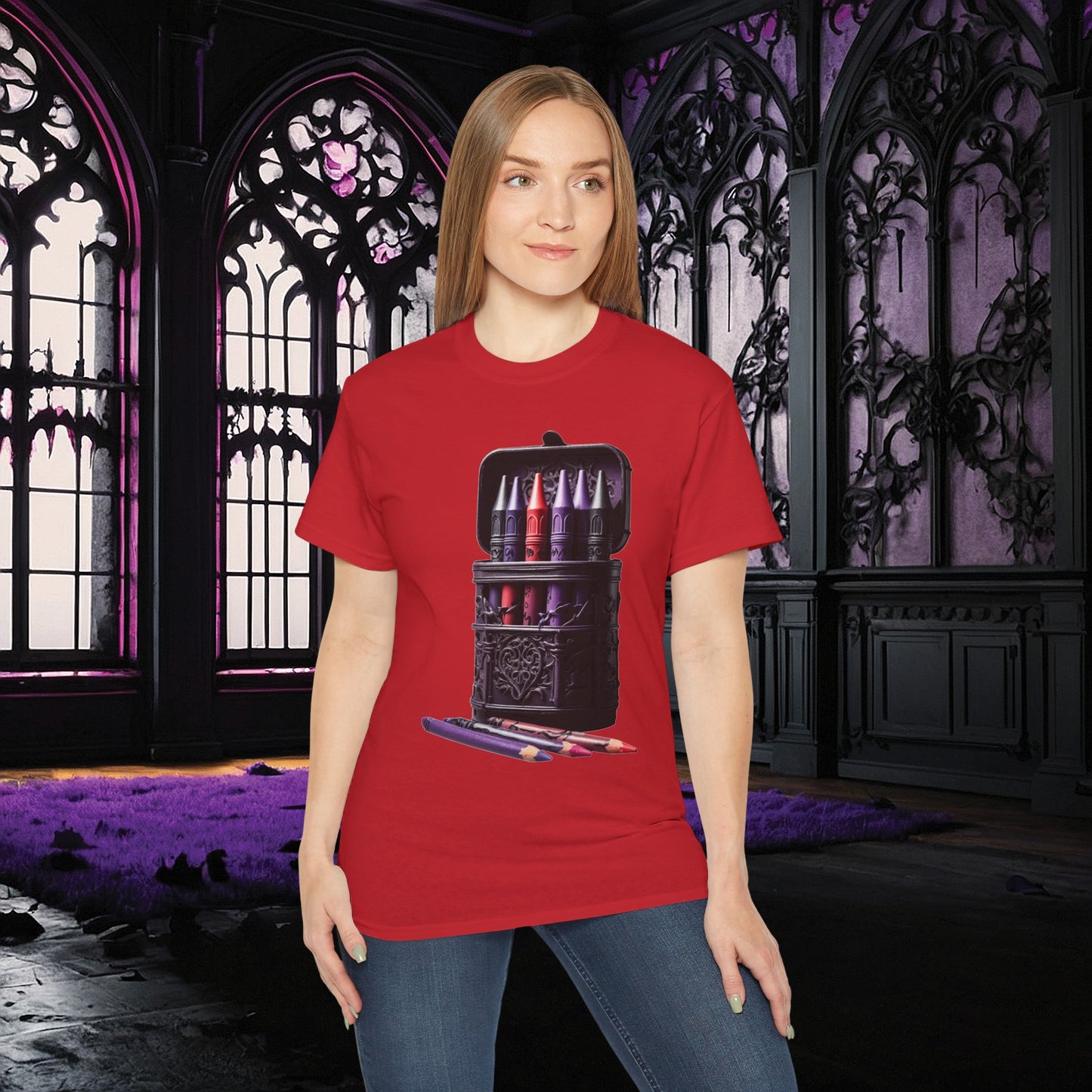 Goth Coloring Tee (Gildan 2000)