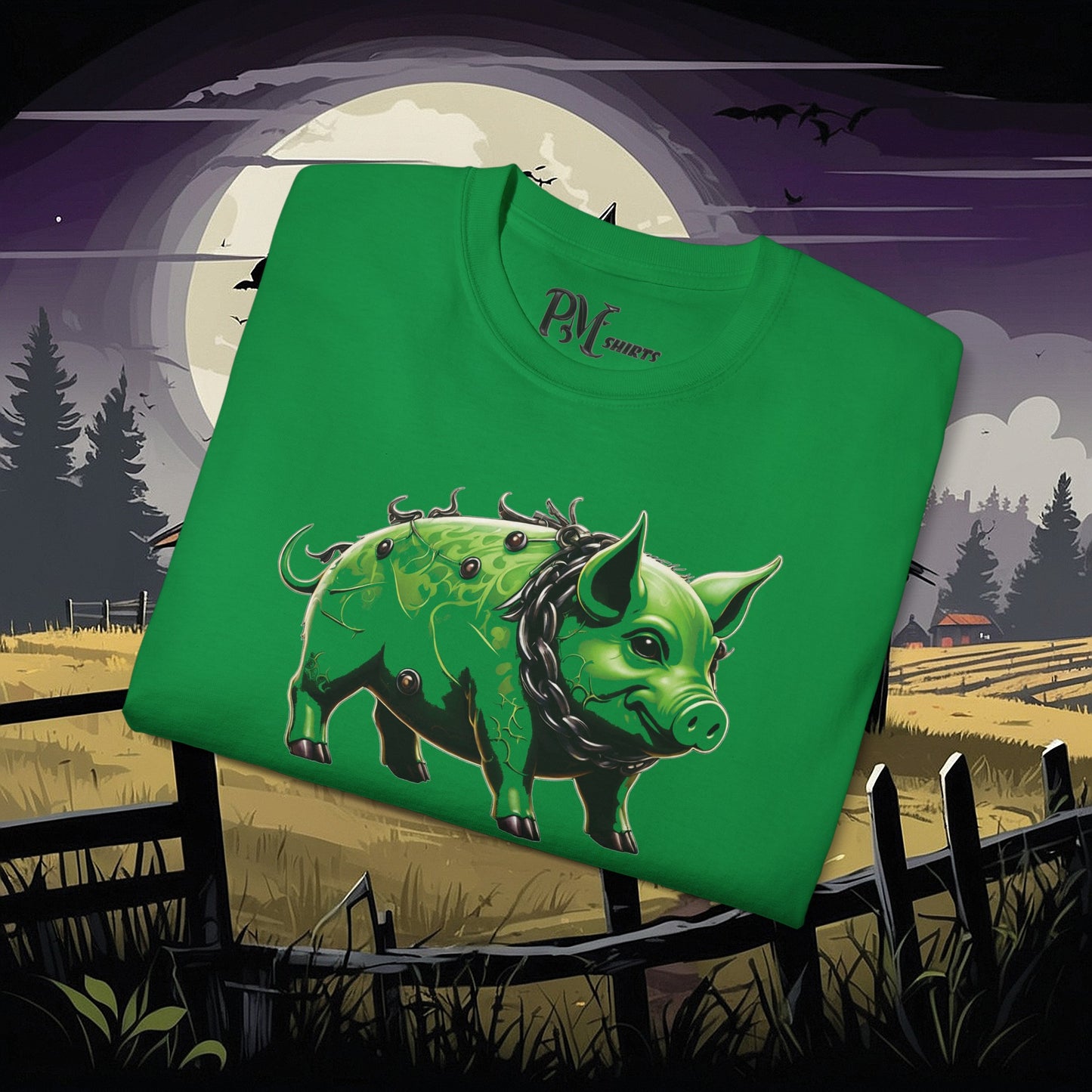 Green Pig Tee (Gildan 2000)