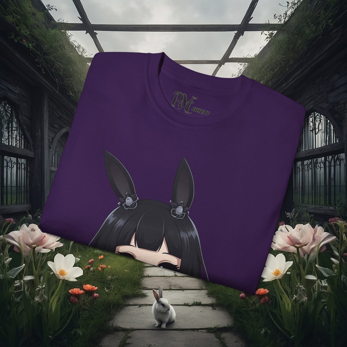 Anime Bunny Ears Tee (Gildan 2000)