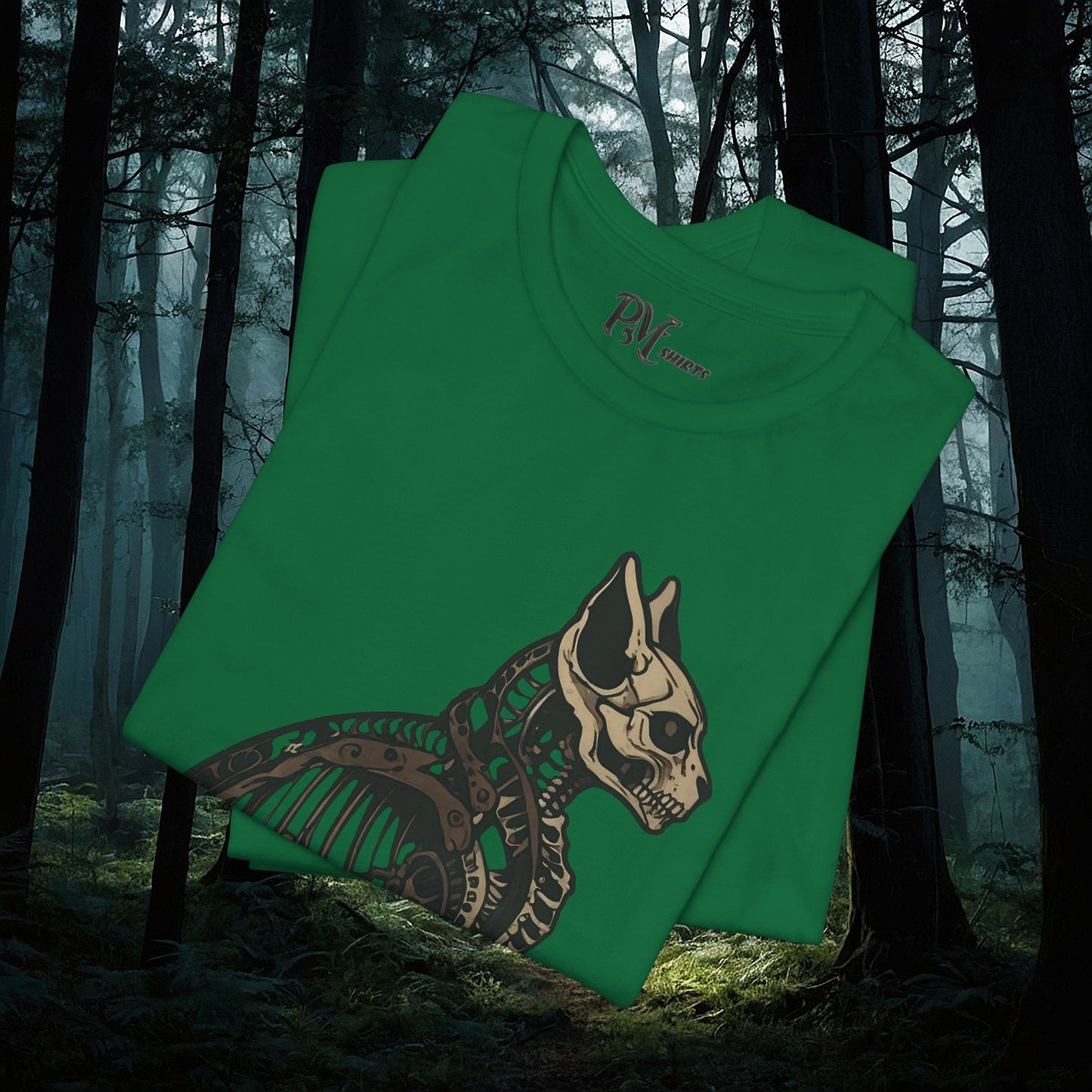 Bone Cat Tee (Bella Canvas 3001)