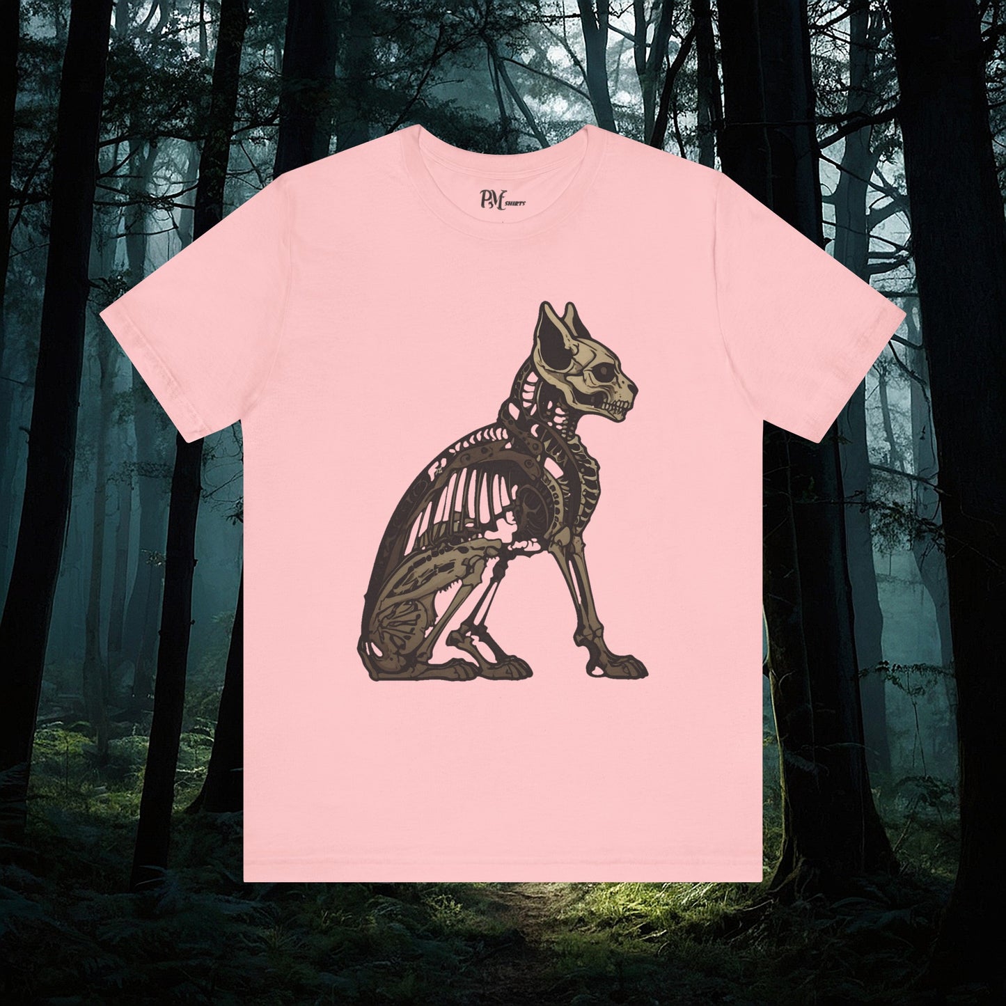 Bone Cat Tee (Bella Canvas 3001)