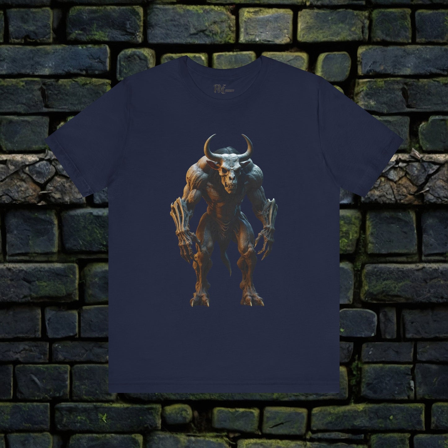 Bone Minotaur Tee (Bella Canvas 3001)