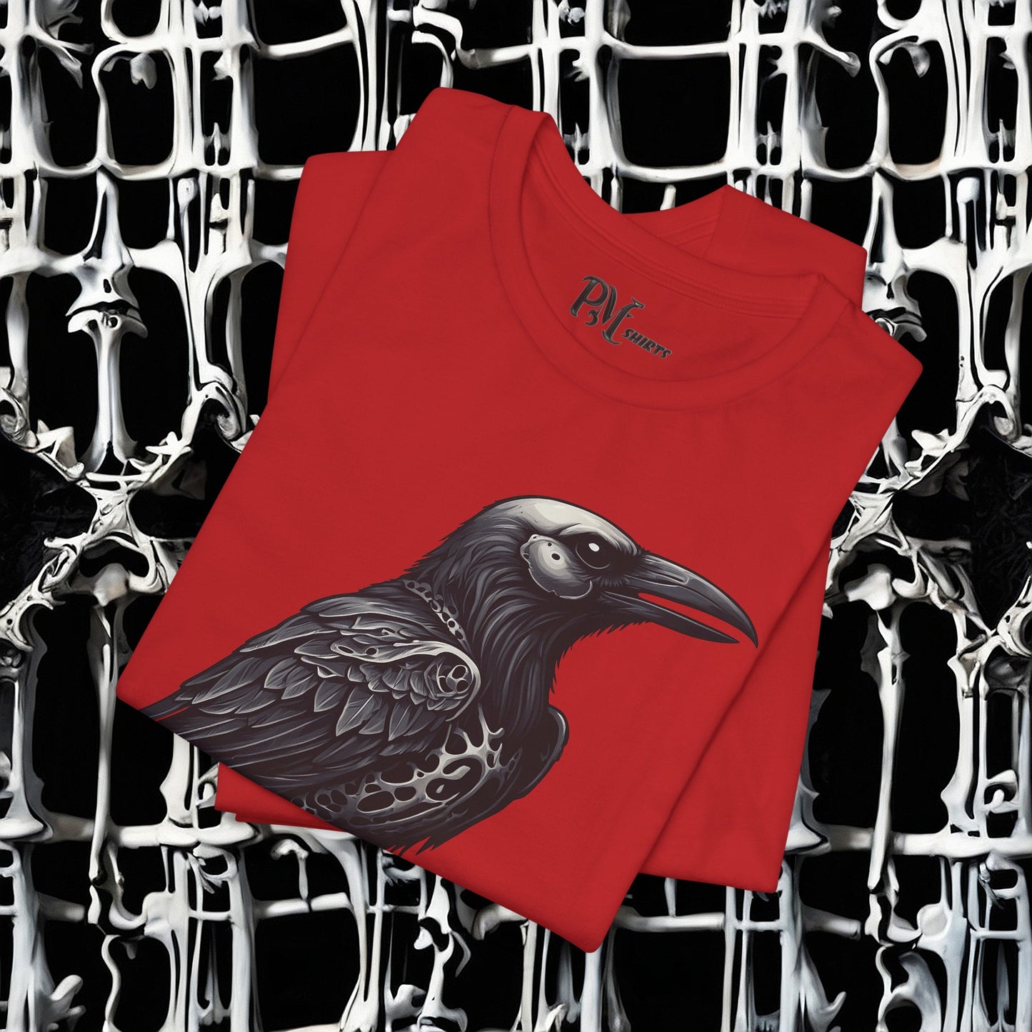 Bone Armor Raven Tee (Bella Canvas 3001)