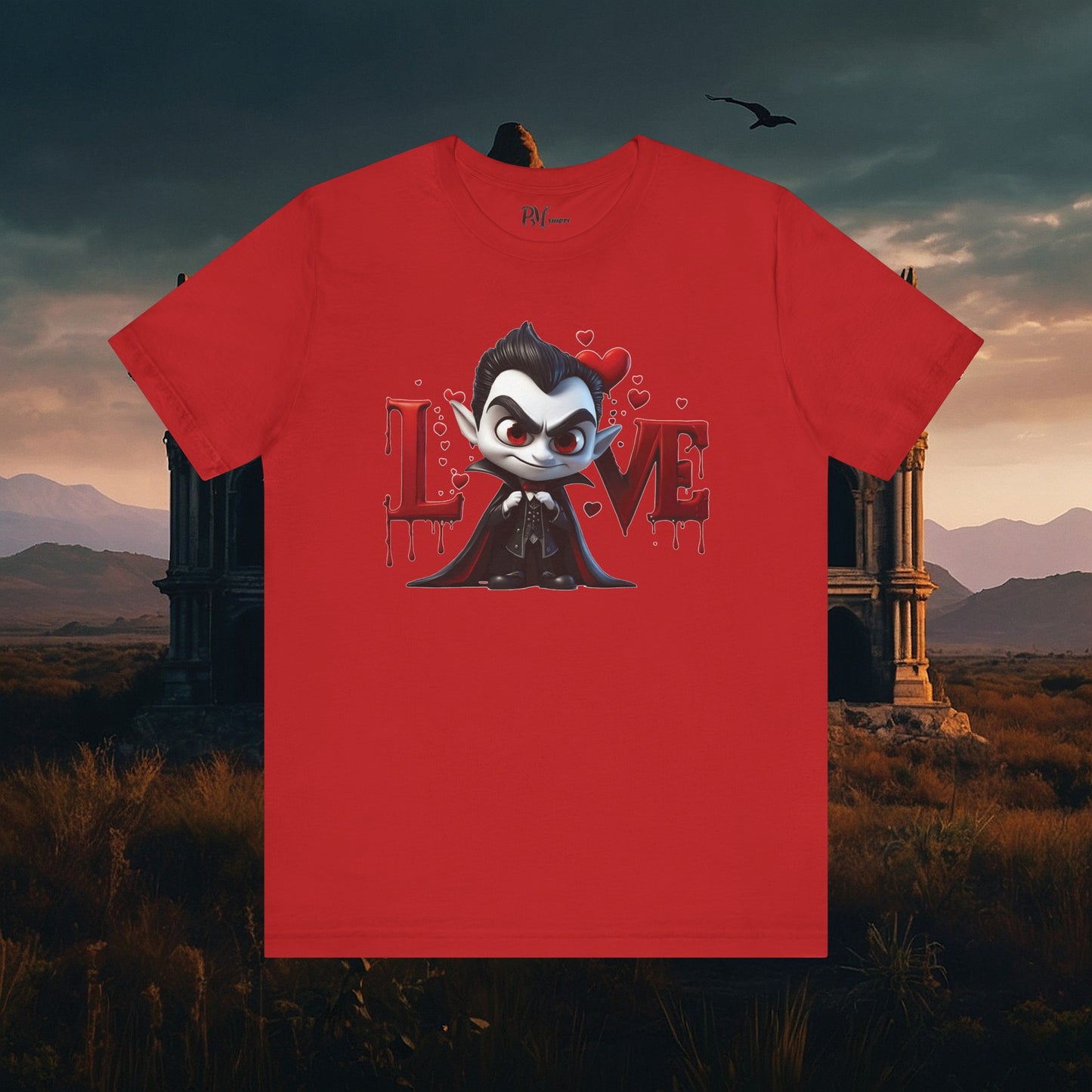 Vampire Bleeding Love Tee (Bella Canvas 3001)