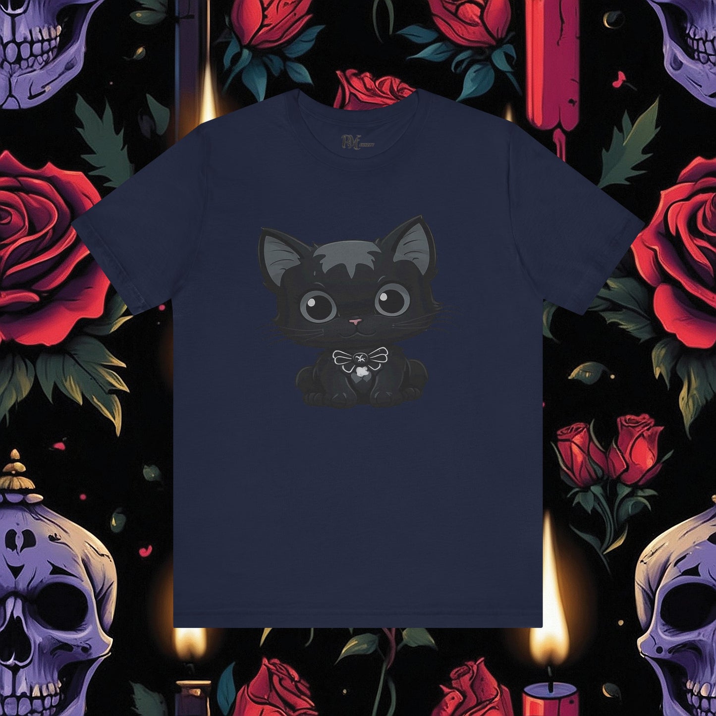 Darkly Adorable Cat (Bella Canvas 3001)