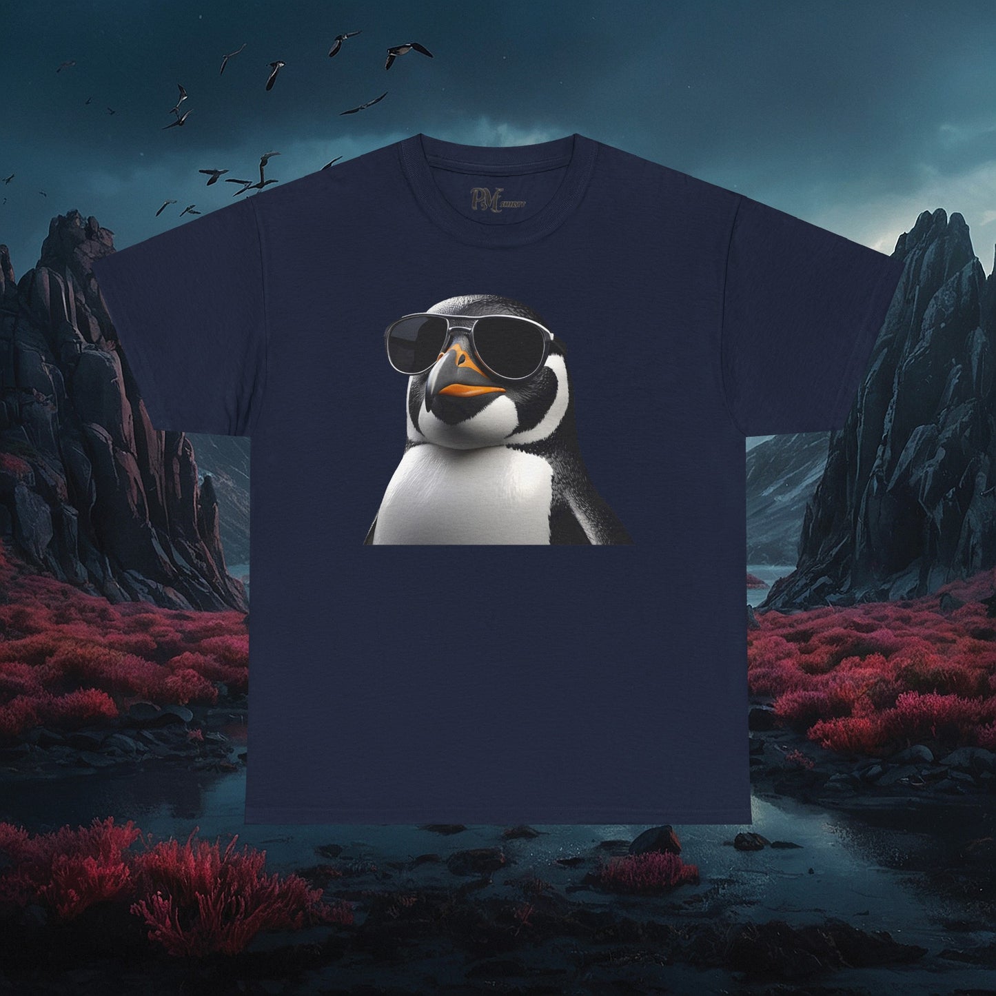 Gothic Penguin T-Shirt: Dark Style Tee