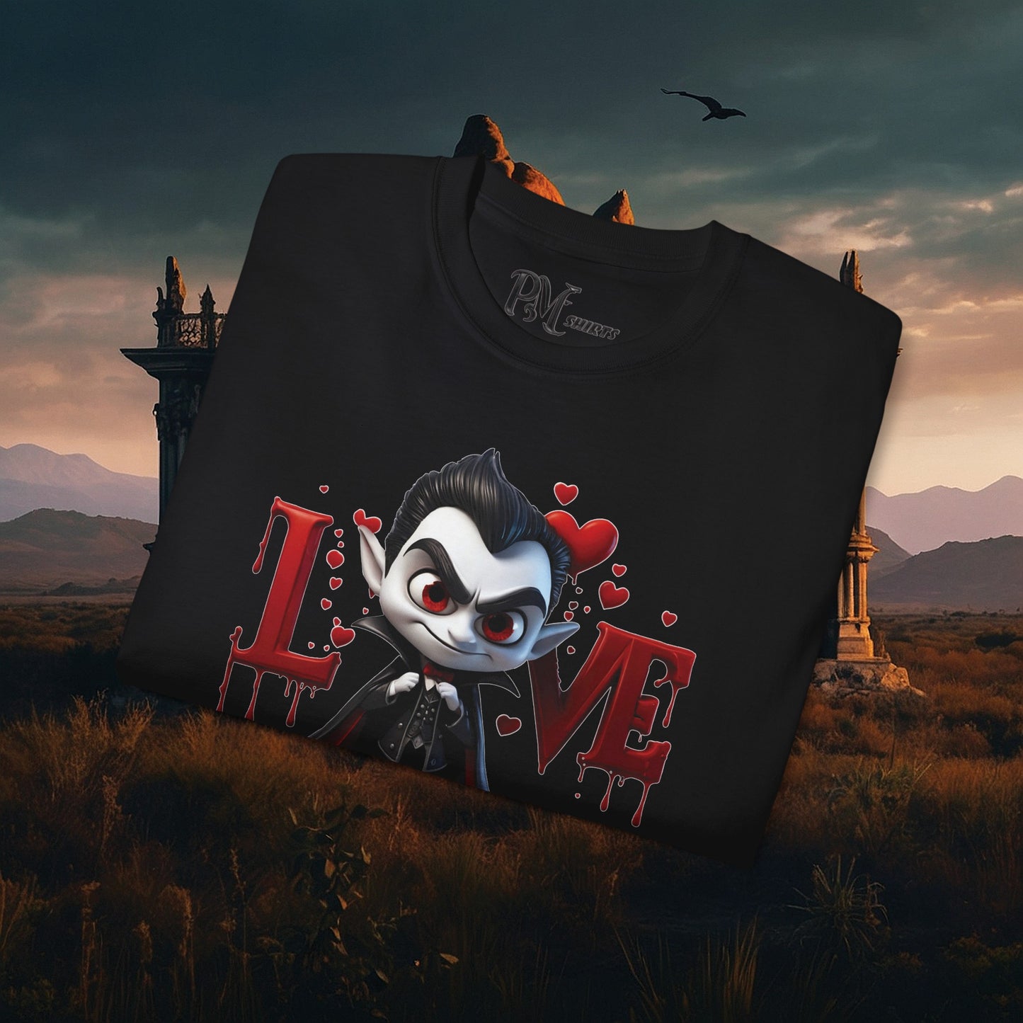 Vampire Bleeding Love Tee (Gildan 2000)