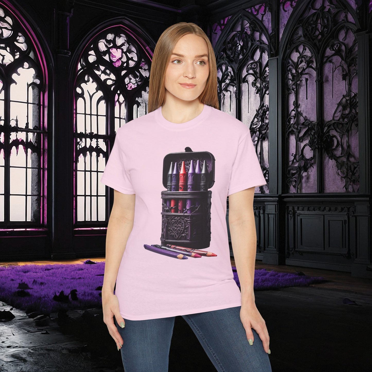 Goth Coloring Tee (Gildan 2000)