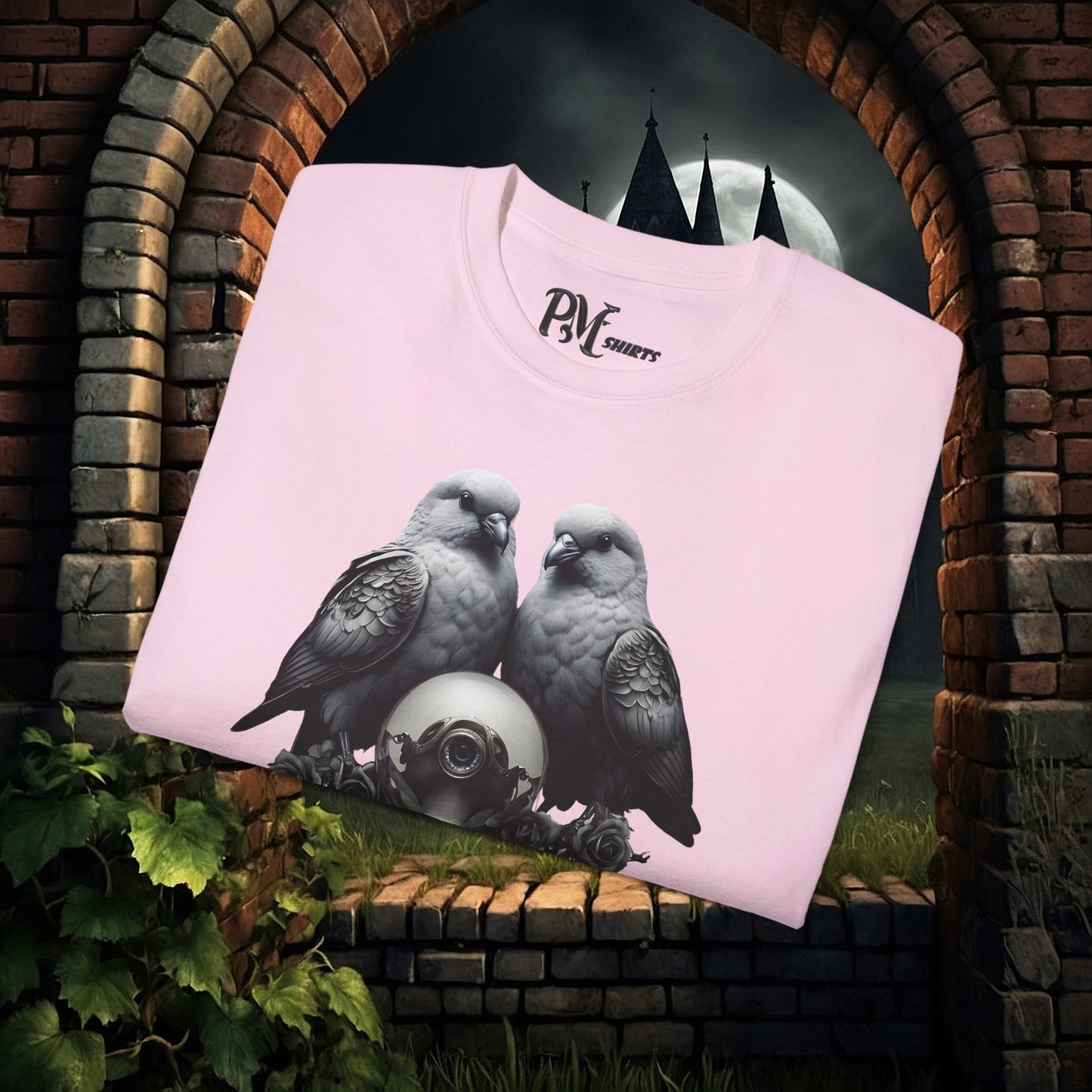 Two Birds with Orb (Gildan 2000)