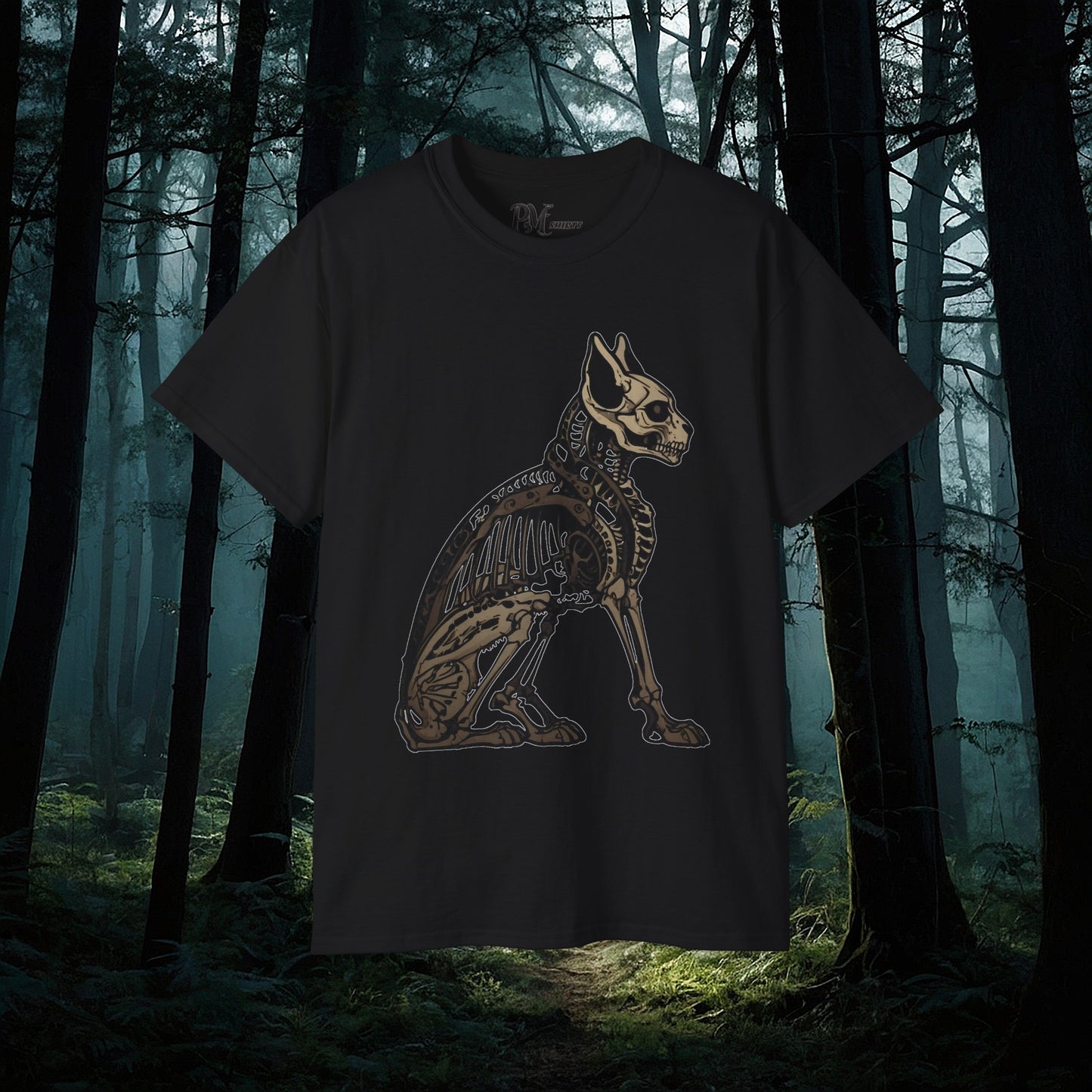 Bone Cat Tee (Gildan 2000)