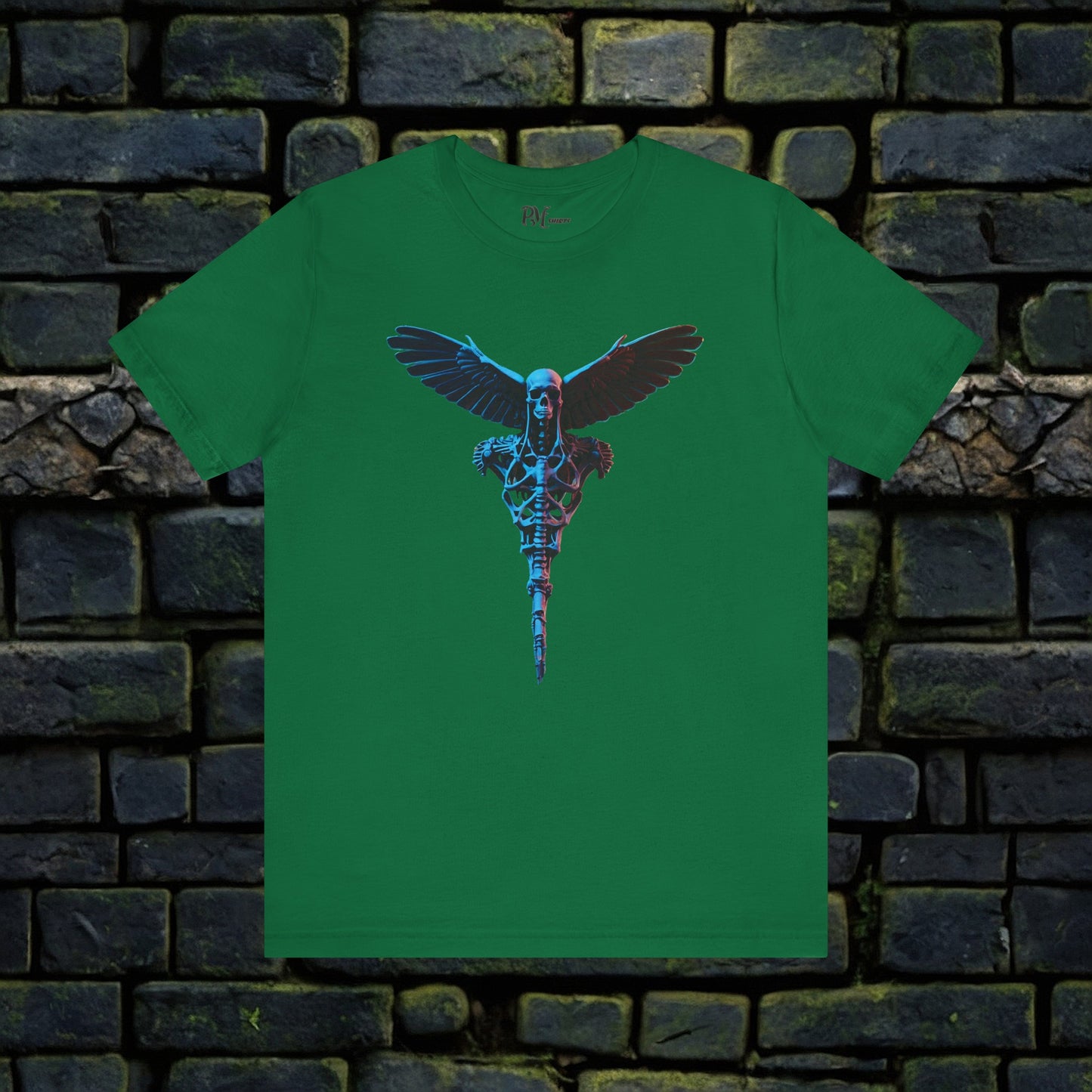 Bone Winged Torso Tee (Bella Canvas 3001)