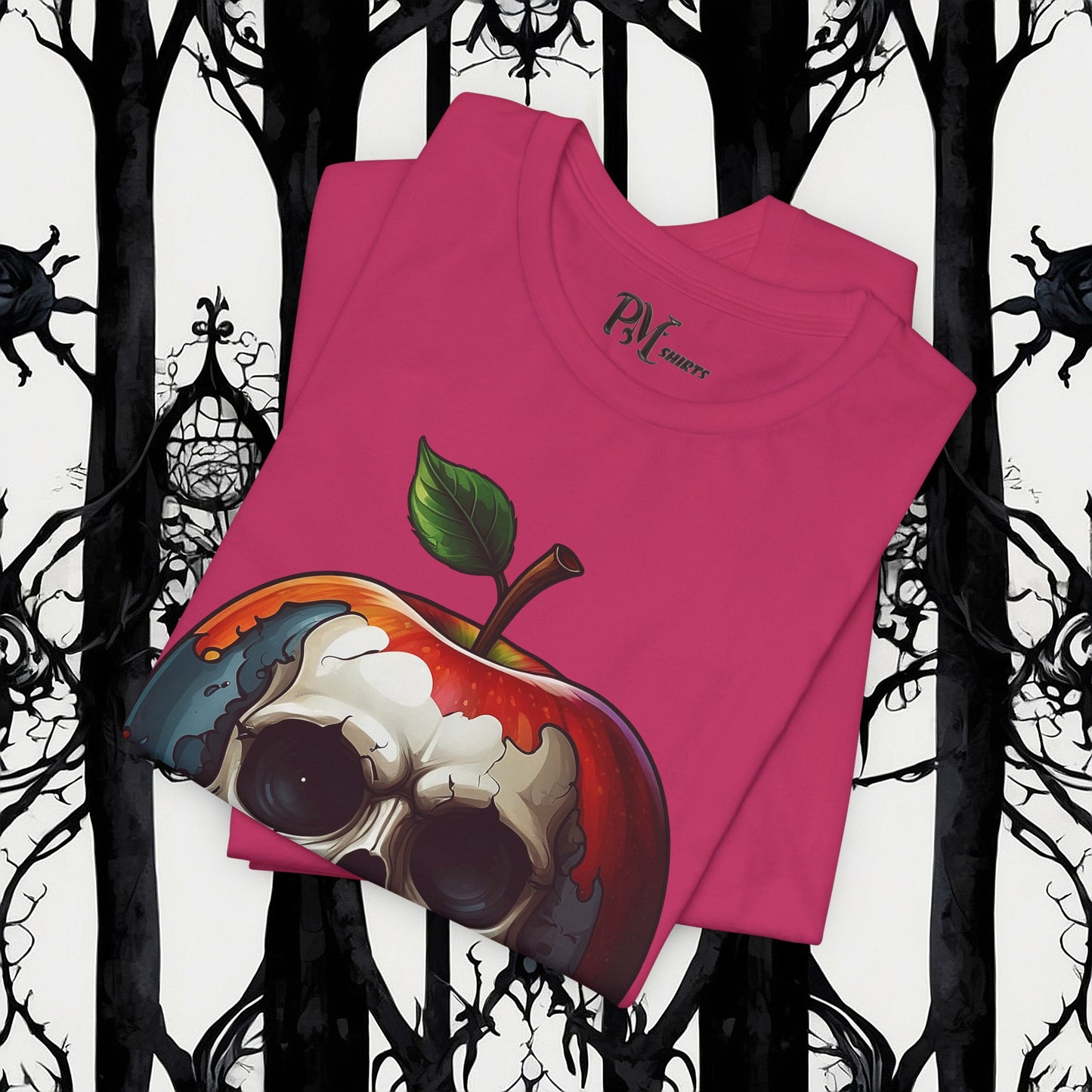 Skull Apple Tee (Bella Canvas 3001)