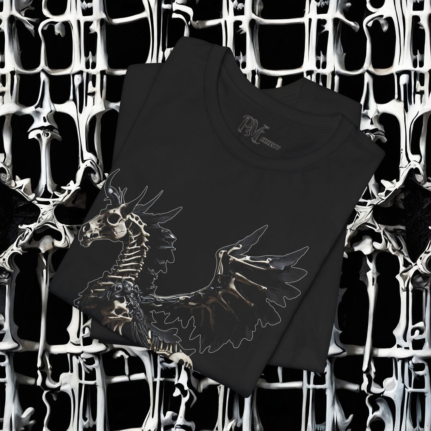 Bone Pegasus Tee (Bella Canvas 3001)