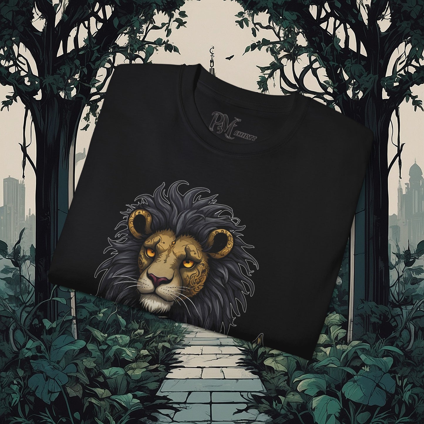Lion Tribal Tee (Gildan 2000)