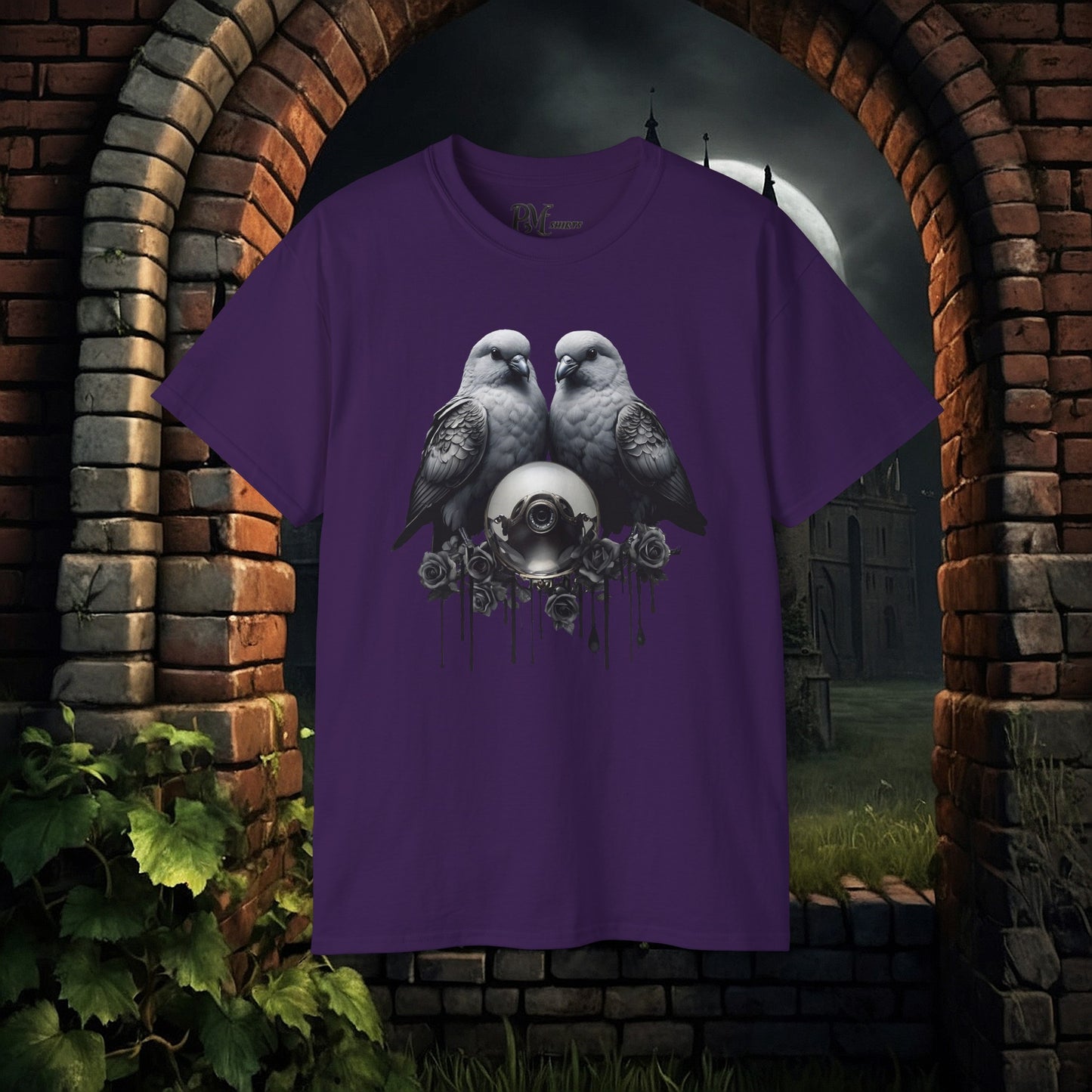 Two Birds with Orb (Gildan 2000)