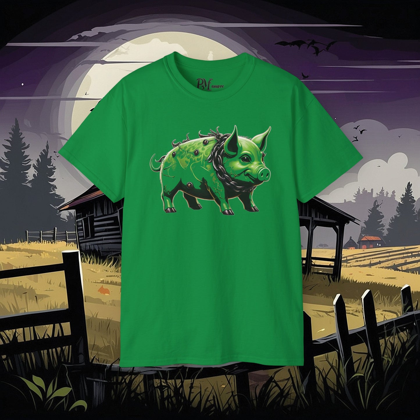 Green Pig Tee (Gildan 2000)