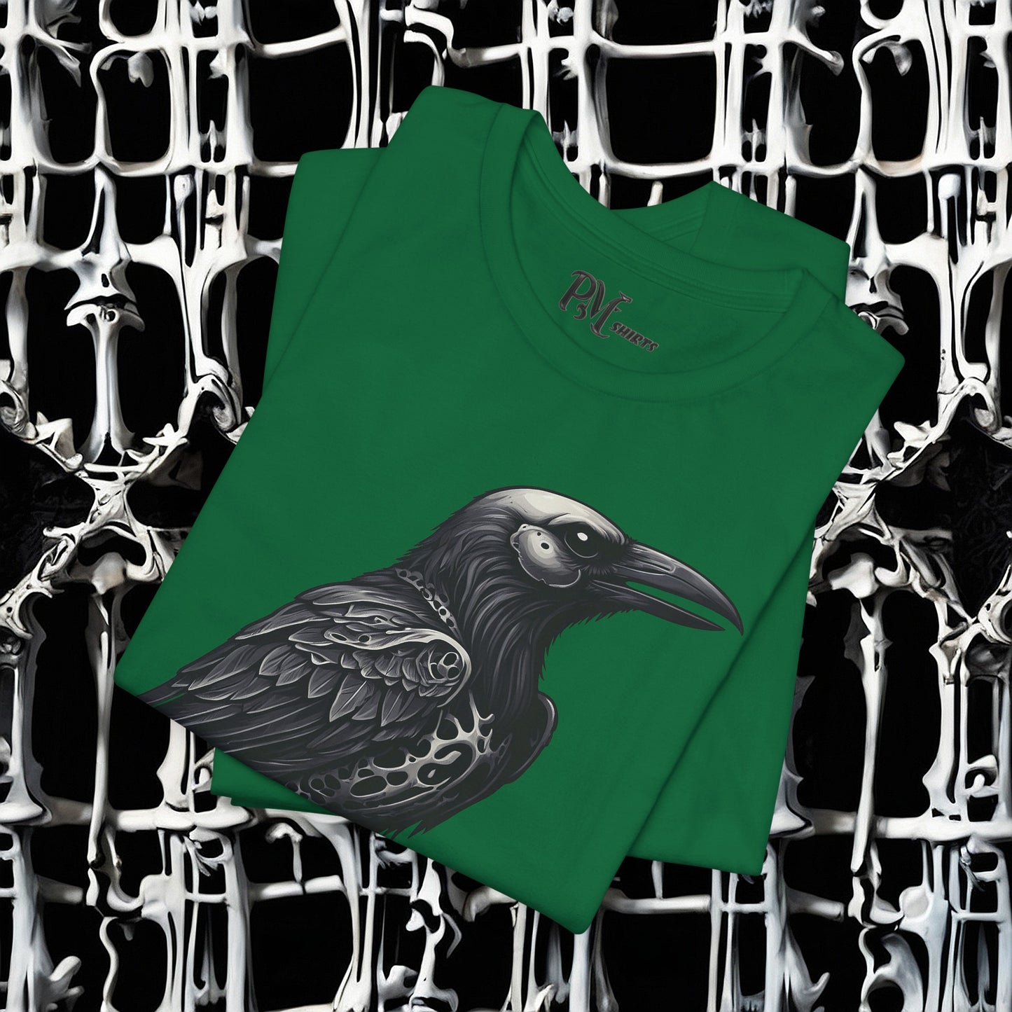 Bone Armor Raven Tee (Bella Canvas 3001)