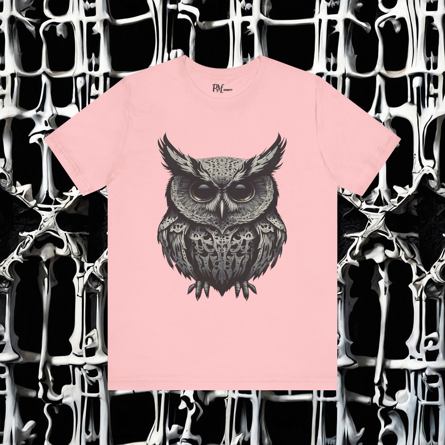 Bone Armor Owl Tee (Bella Canvas 3001)
