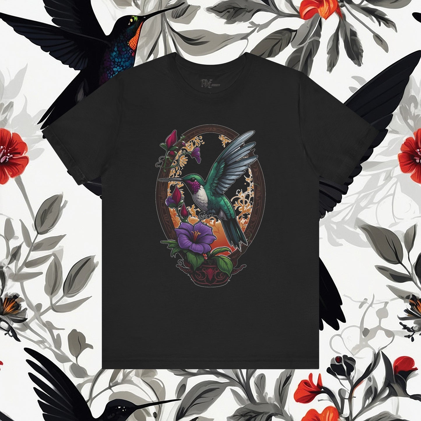 Hummingbird Feeding Tee (Bella Canvas 3001)