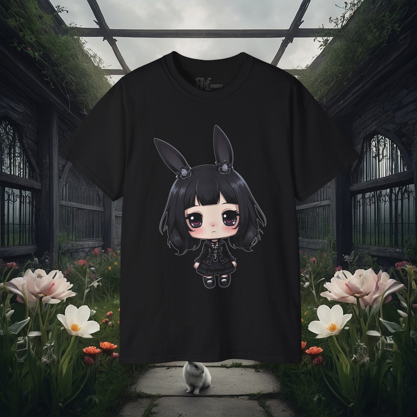 Anime Bunny Ears Tee (Gildan 2000)