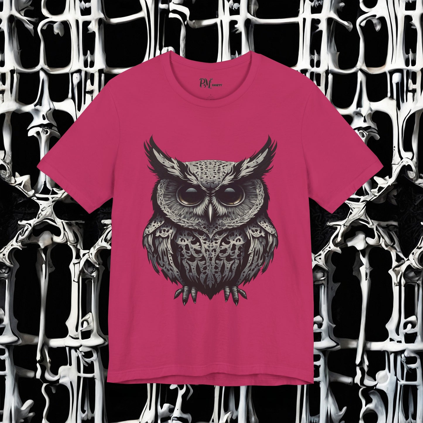 Bone Armor Owl Tee (Bella Canvas 3001)
