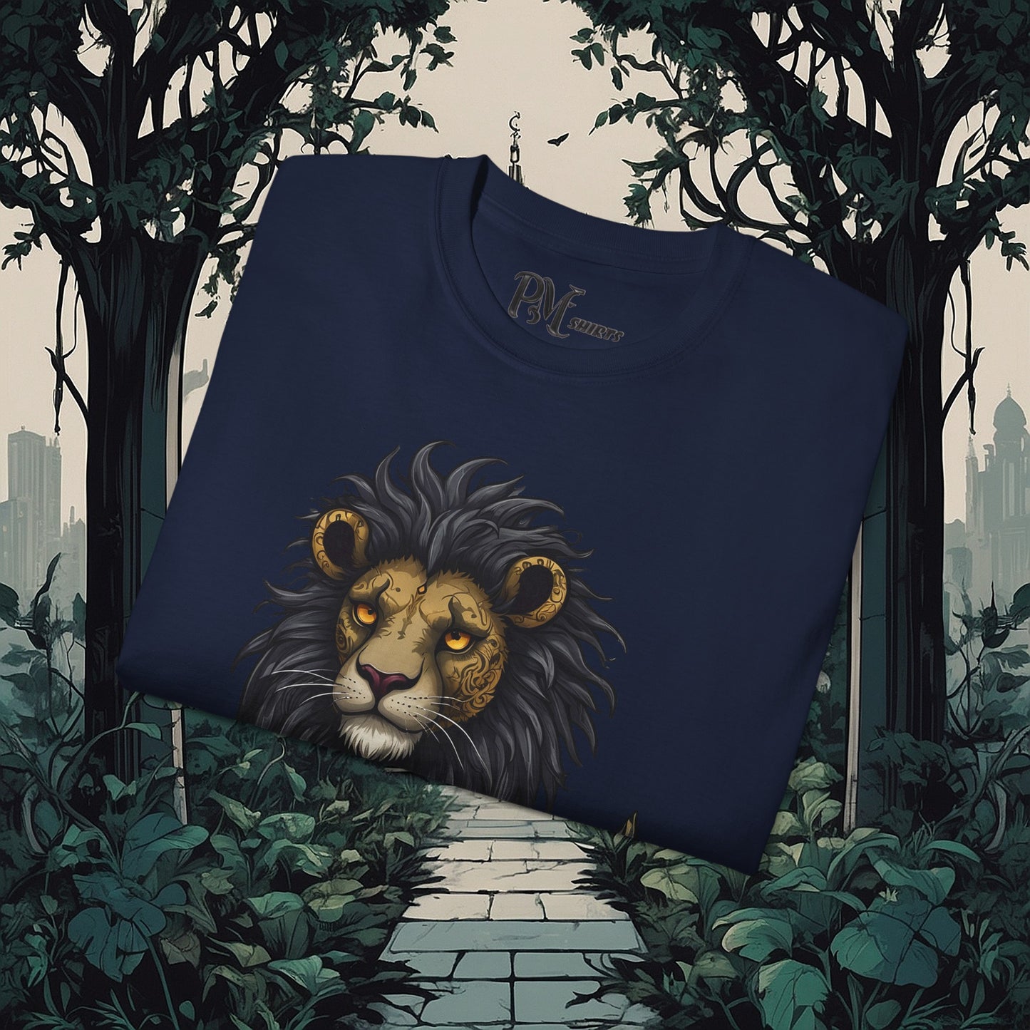 Lion Tribal Tee (Gildan 2000)