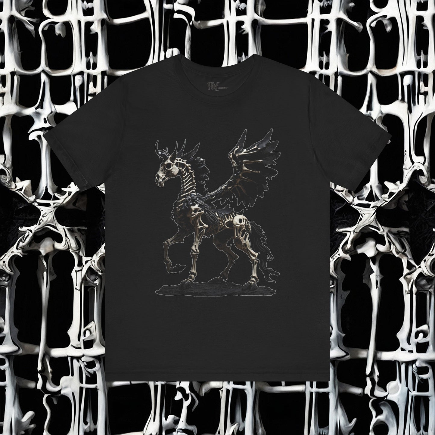 Bone Pegasus Tee (Bella Canvas 3001)