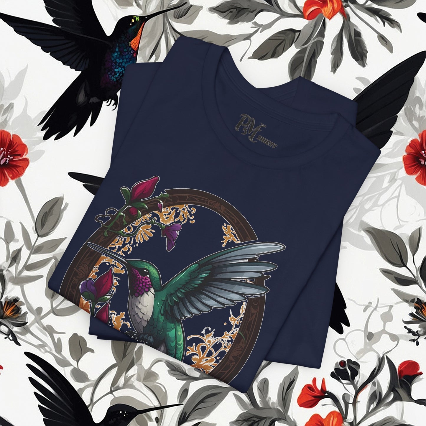 Hummingbird Feeding Tee (Bella Canvas 3001)