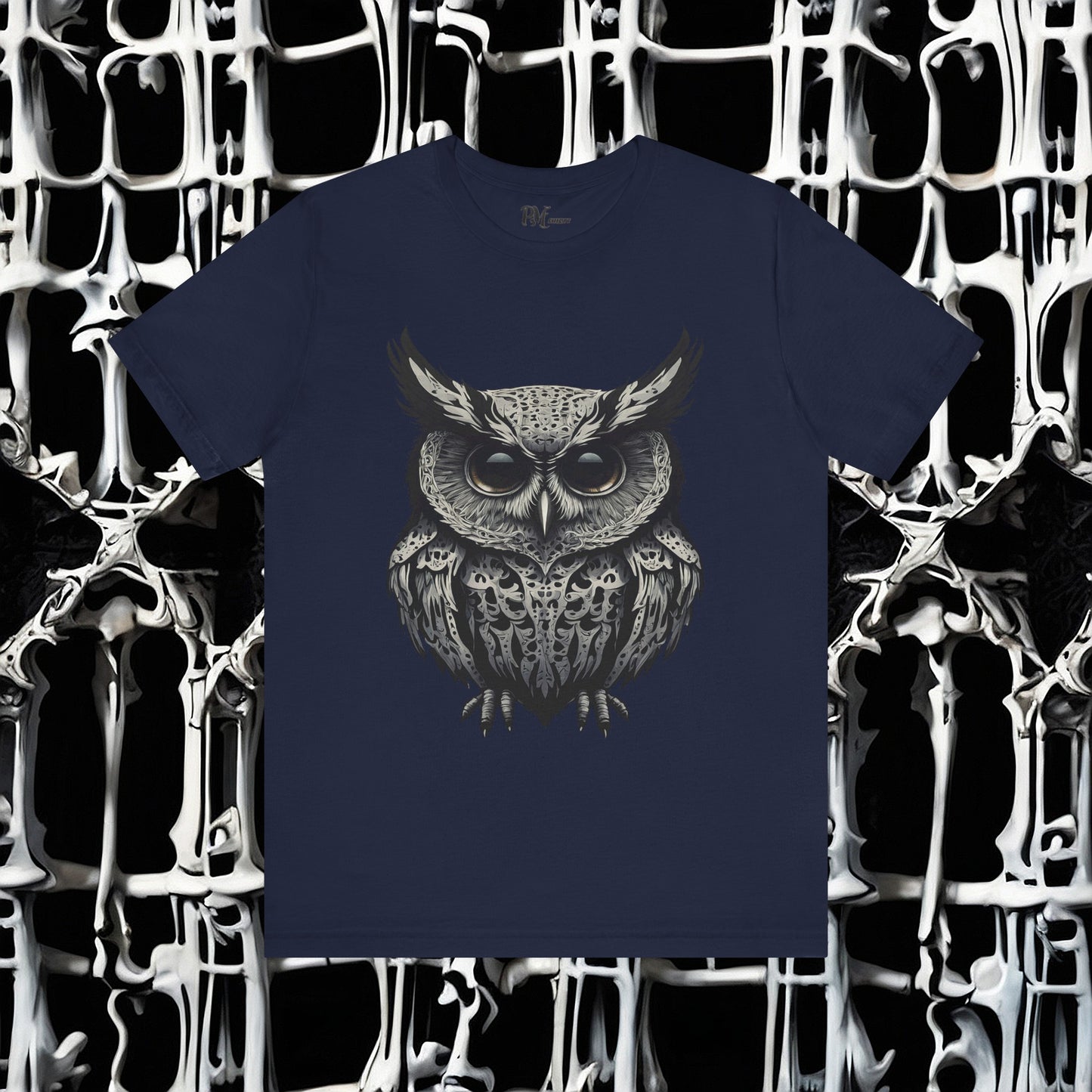 Bone Armor Owl Tee (Bella Canvas 3001)