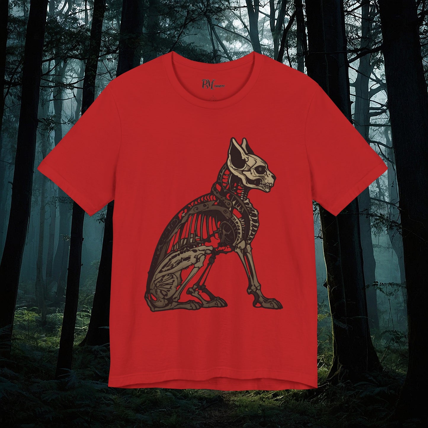 Bone Cat Tee (Bella Canvas 3001)