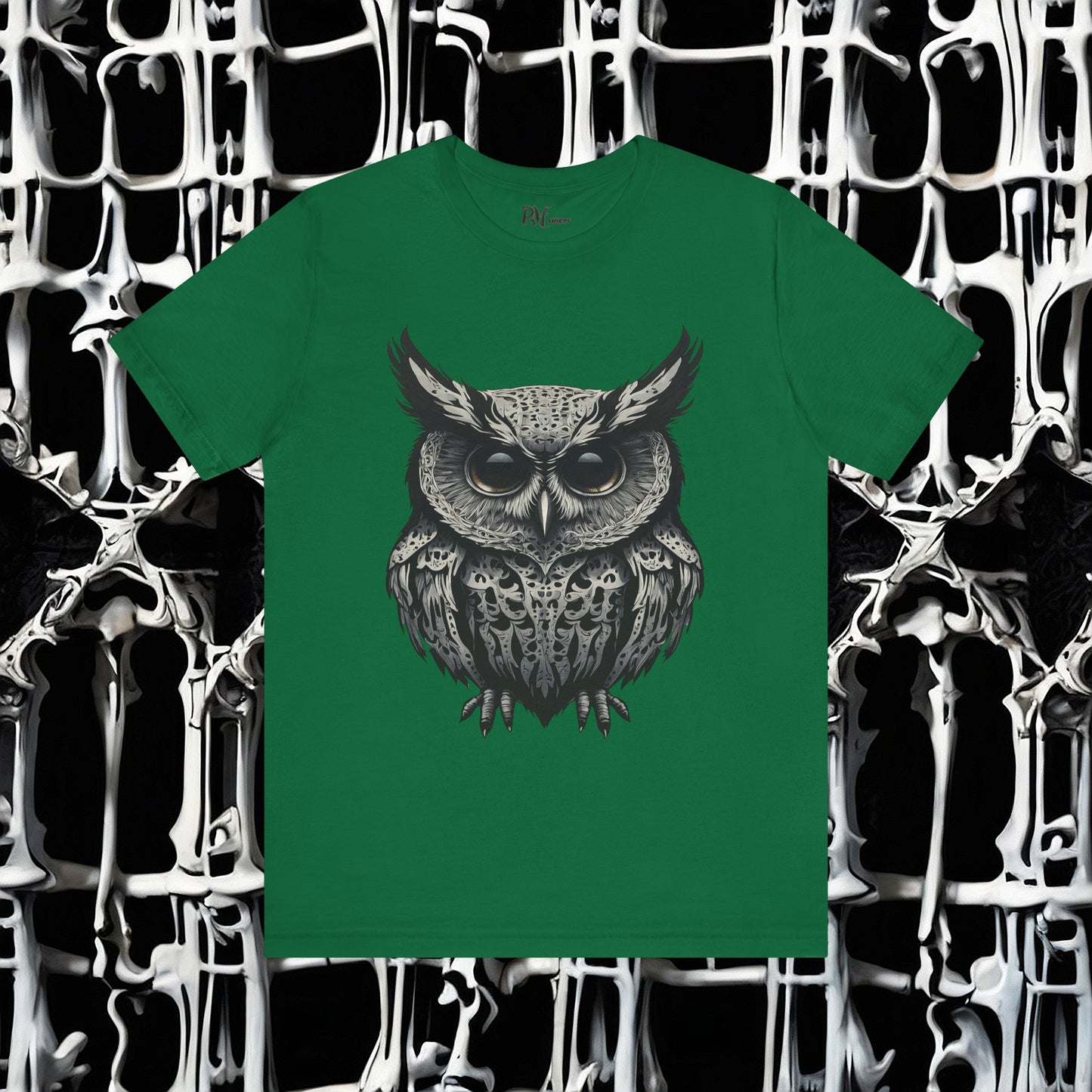 Bone Armor Owl Tee (Bella Canvas 3001)