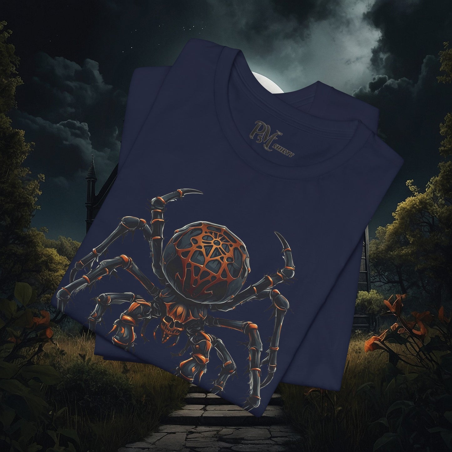 Skull Spider Tee (Bella Canvas 3001)