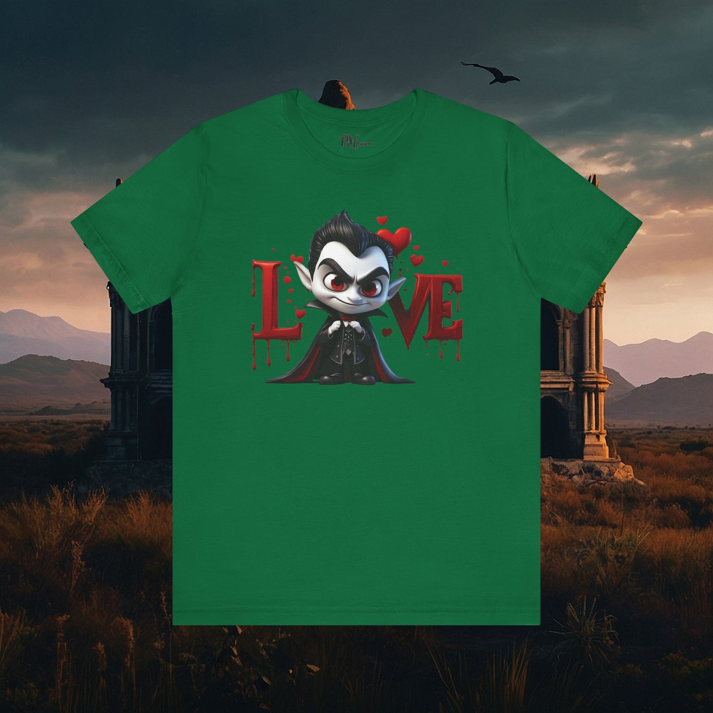 Vampire Bleeding Love Tee (Bella Canvas 3001)