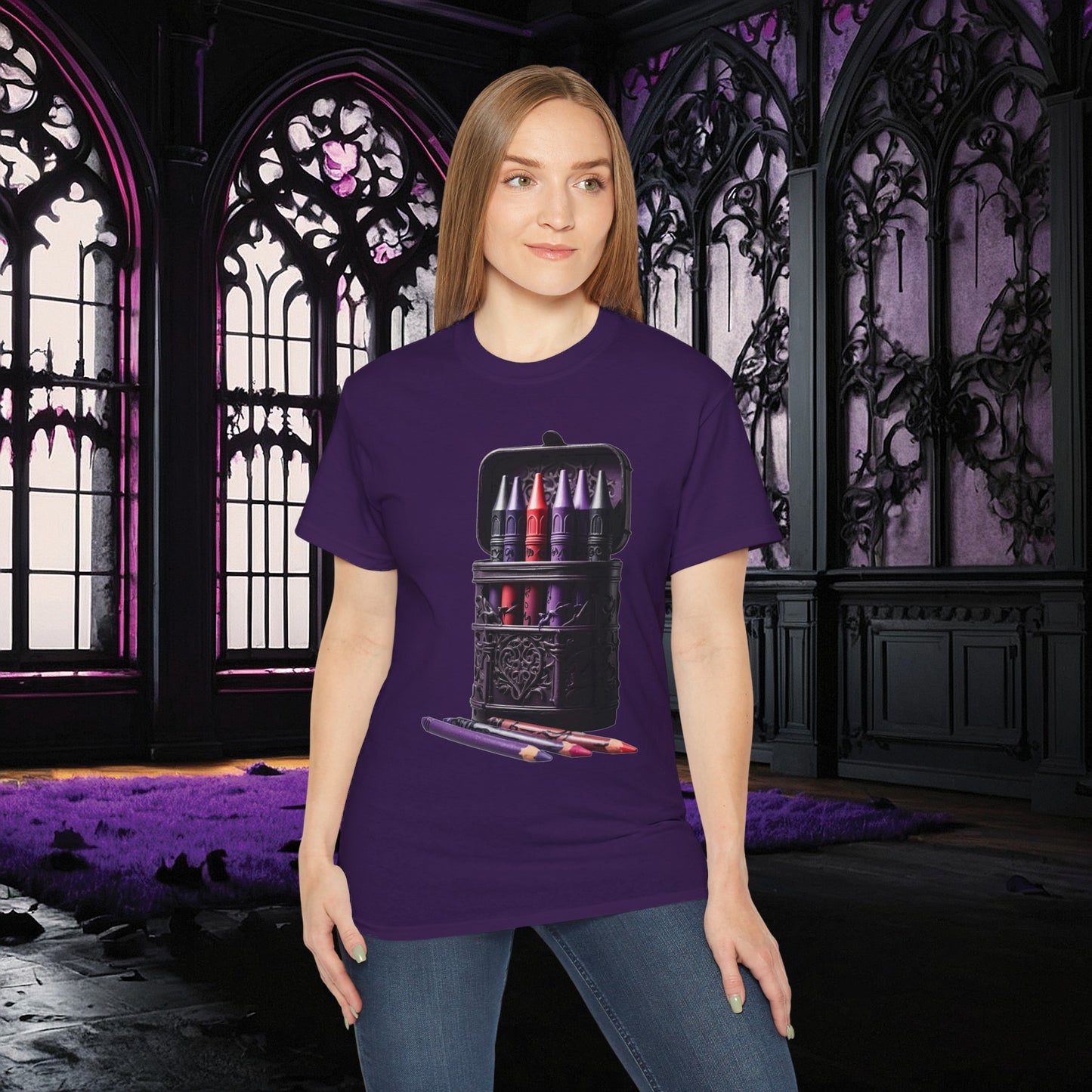 Goth Coloring Tee (Gildan 2000)