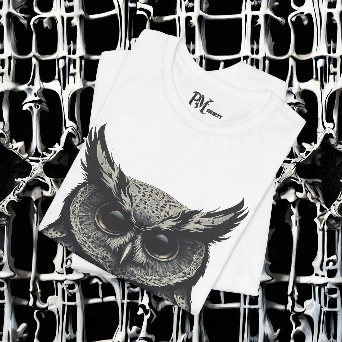 Bone Armor Owl Tee (Bella Canvas 3001)