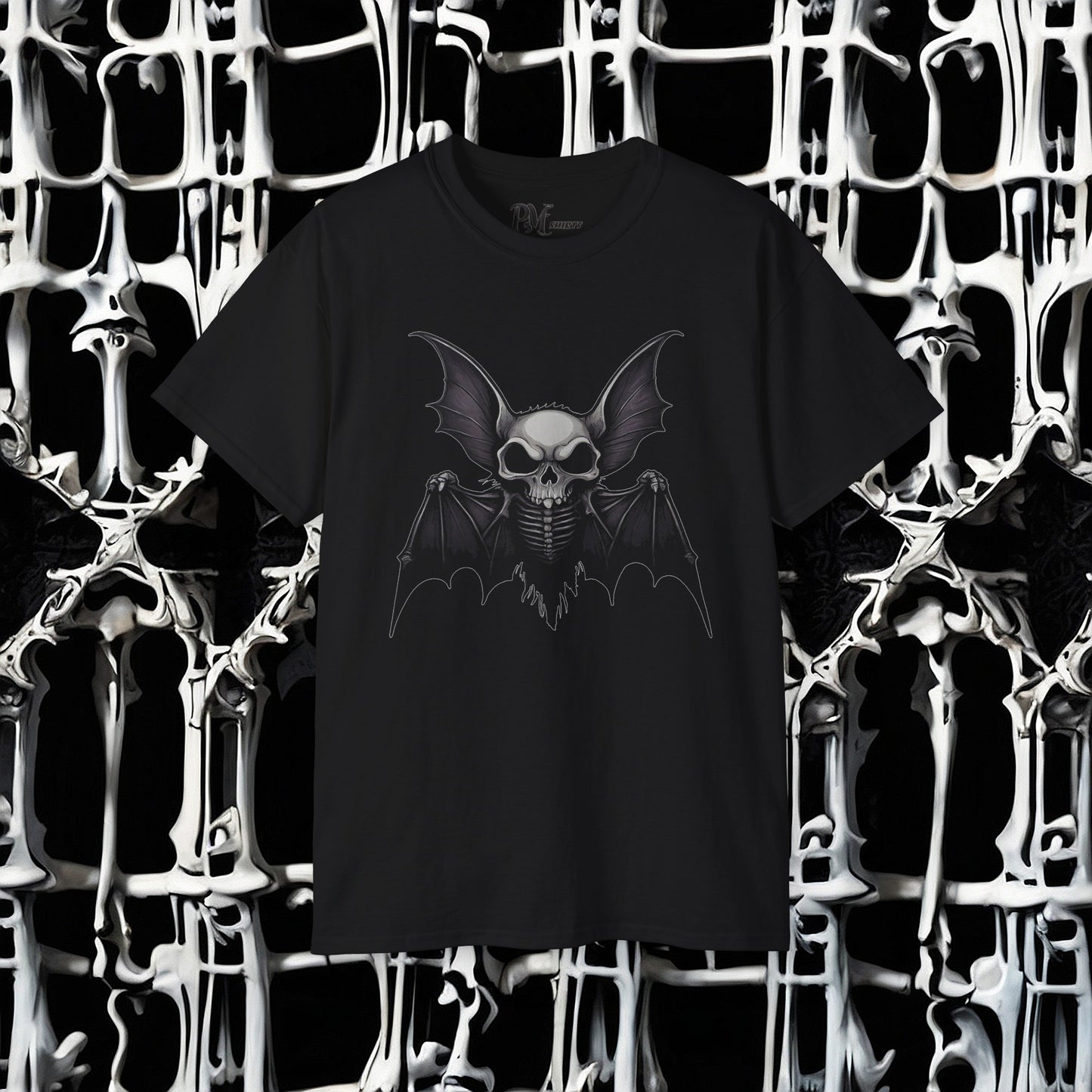 Bat Skeleton Tee (Gildan 2000)