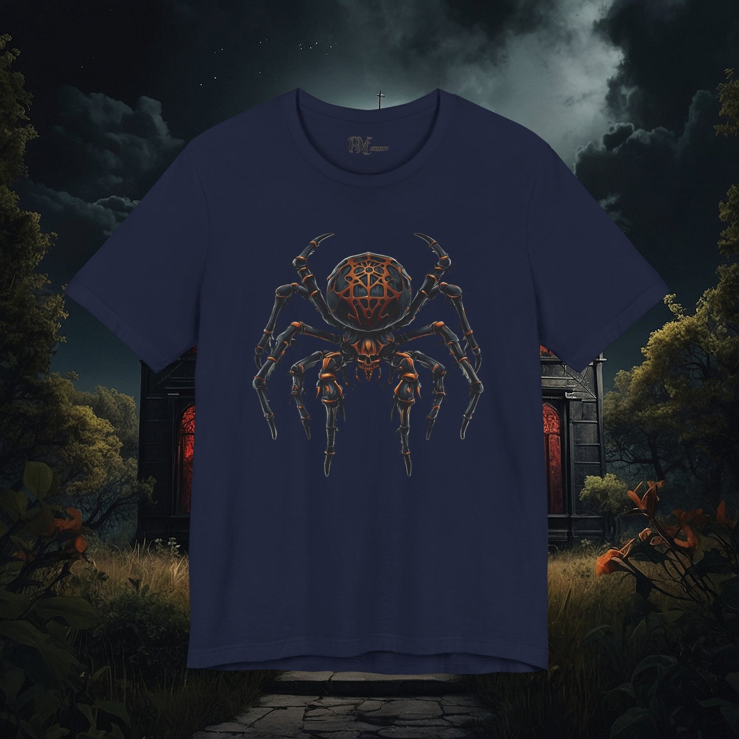 Skull Spider Tee (Bella Canvas 3001)