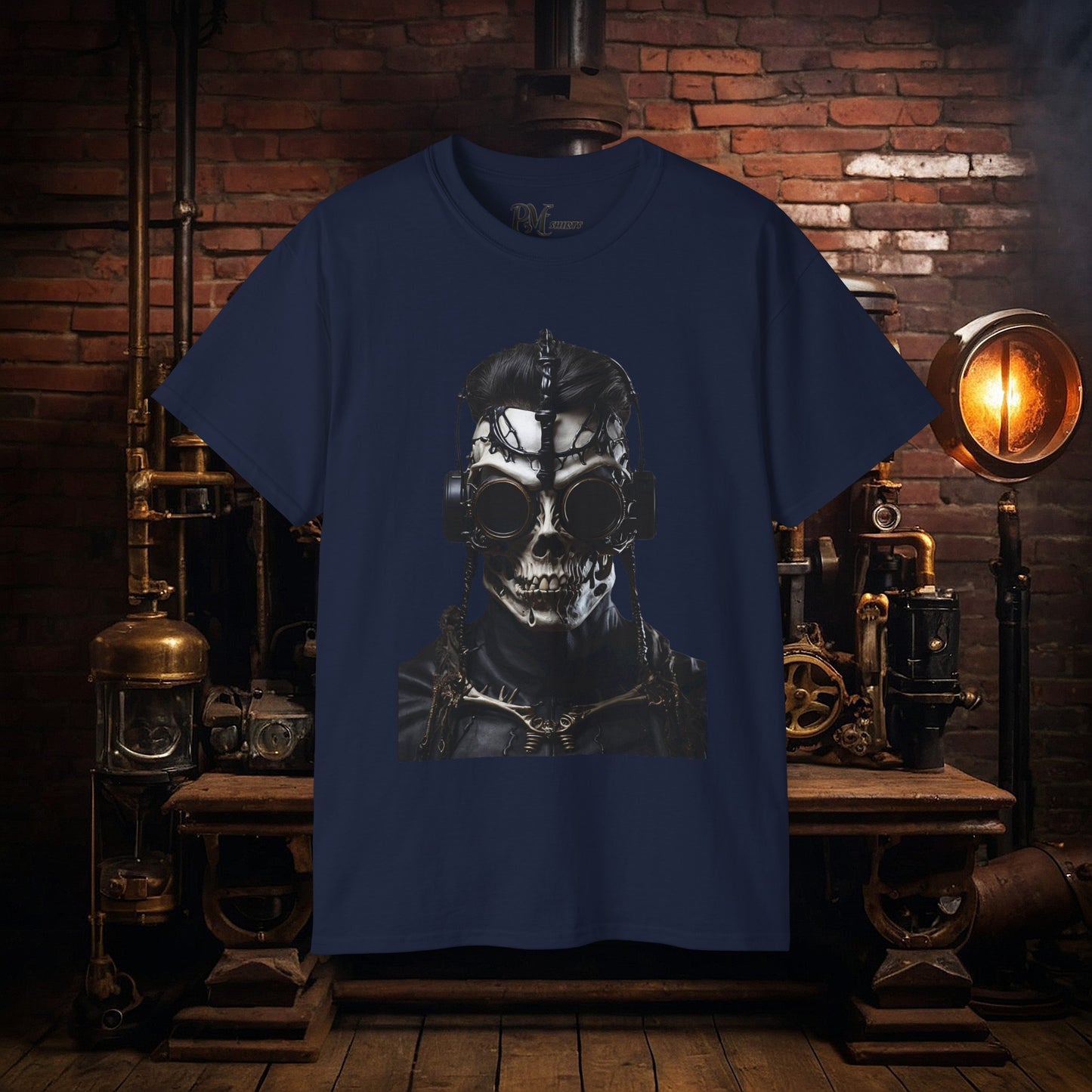 Steam Punk Skull Tee (Gildan 2000)