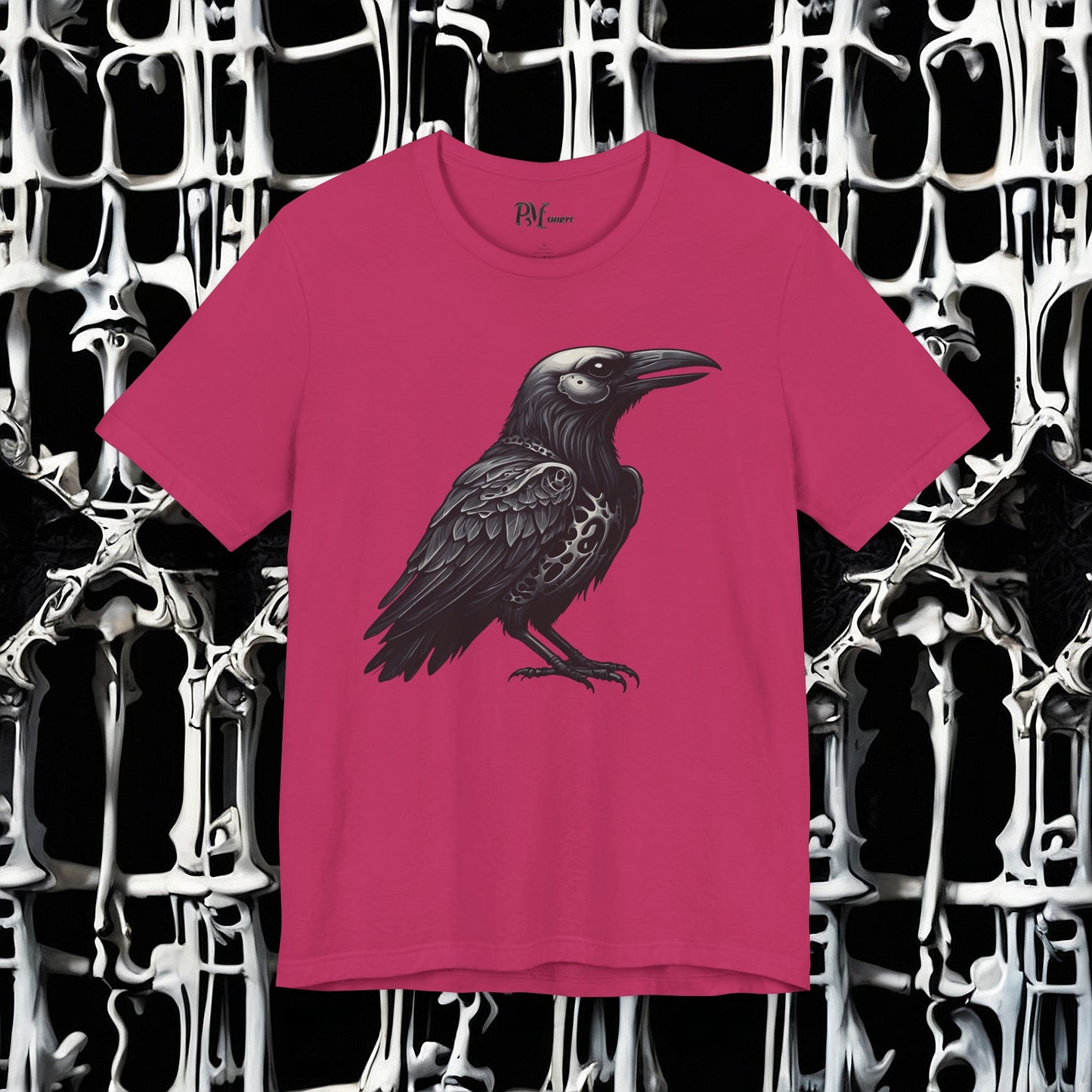 Bone Armor Raven Tee (Bella Canvas 3001)