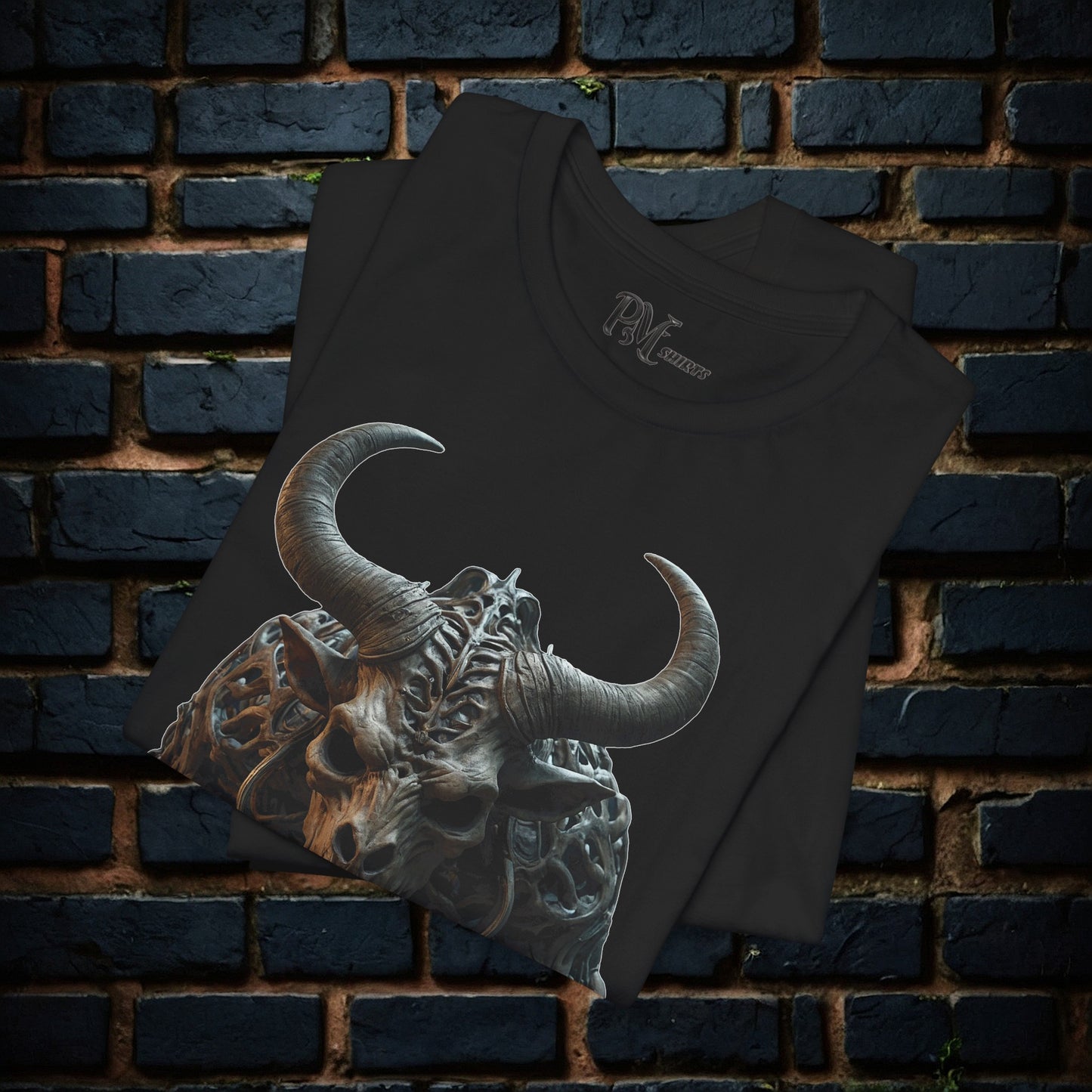 Bone Minotaur Stance Tee (Bella Canvas 3001)