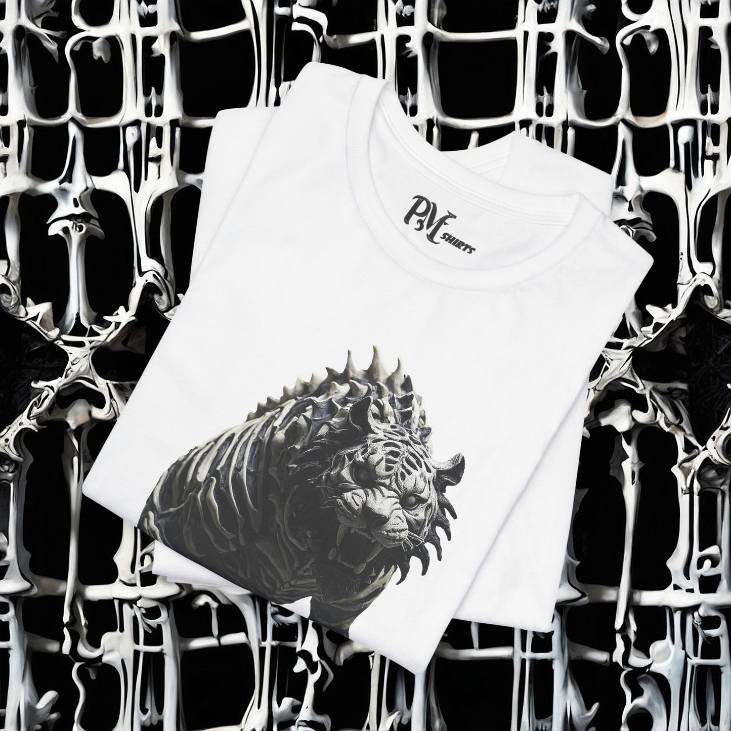 Bone Tiger Tee (Bella Canvas 3001)