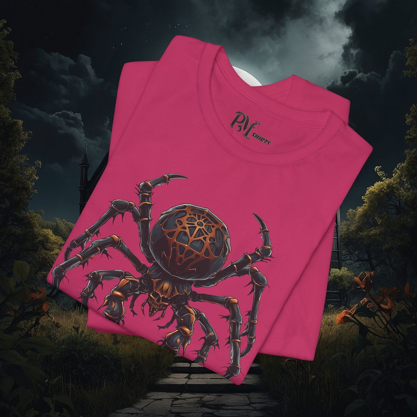 Skull Spider Tee (Bella Canvas 3001)