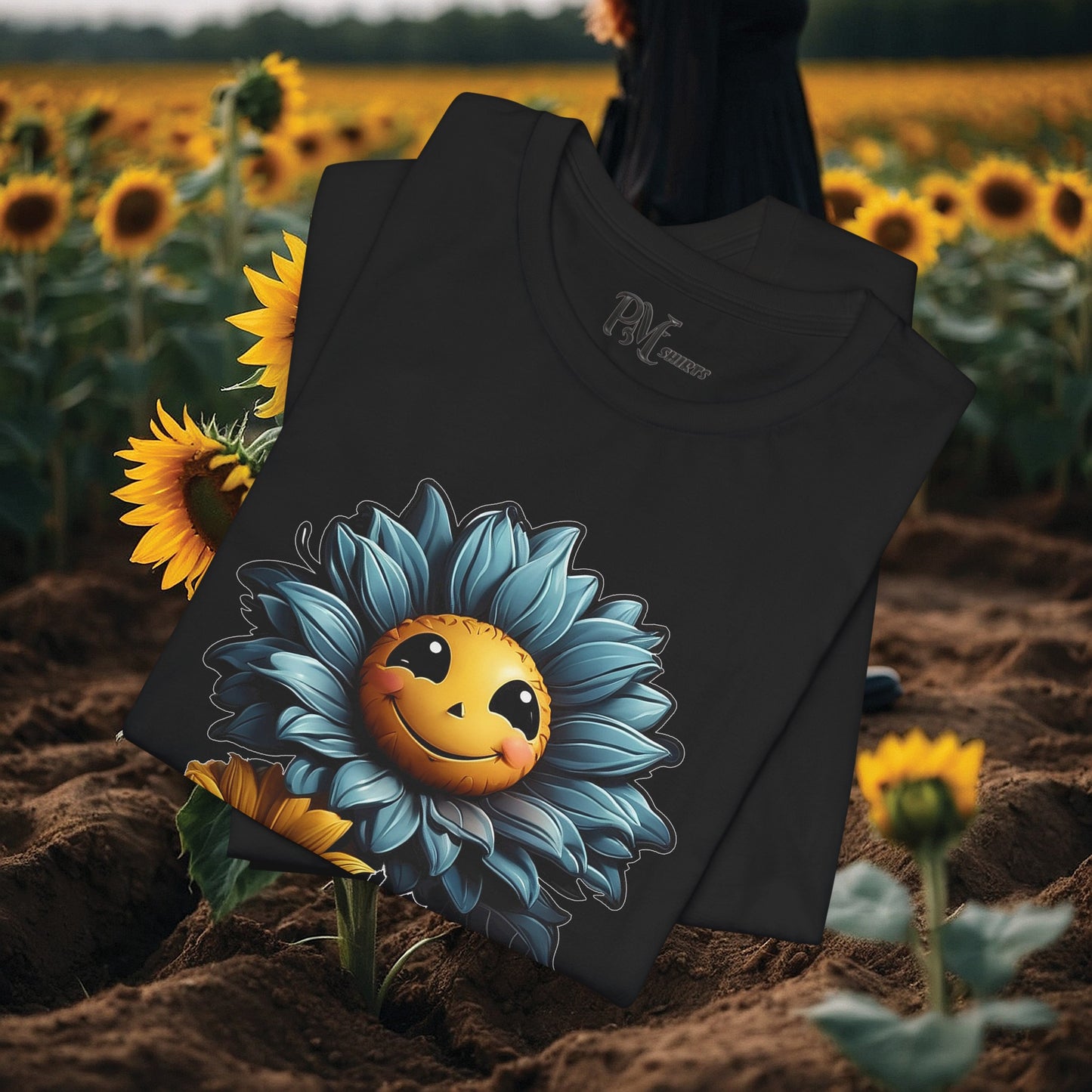 Happy Sunflower Tee (Bella Canvas 3001)